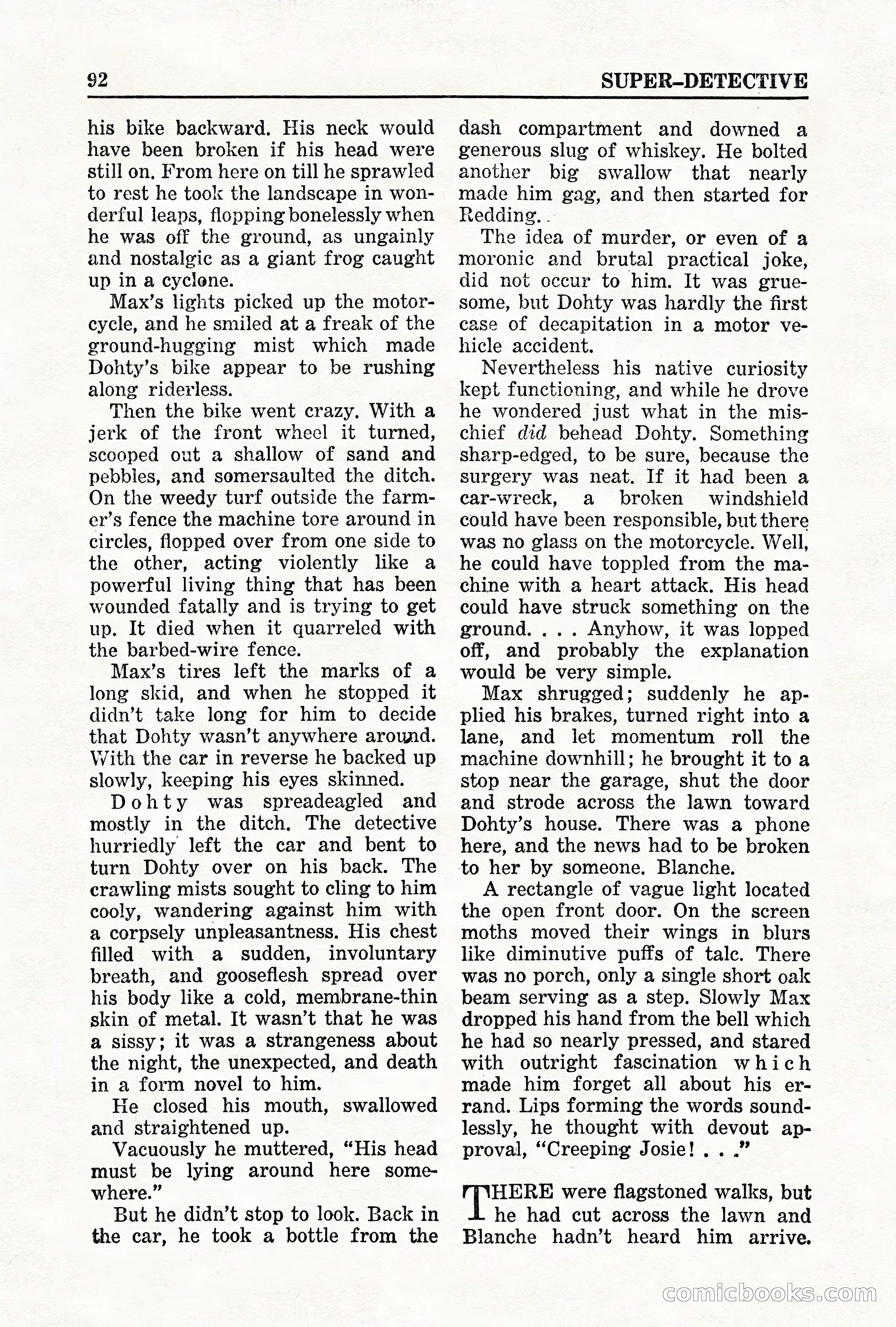 Super-Detective, May 1950 — page 92 of 132