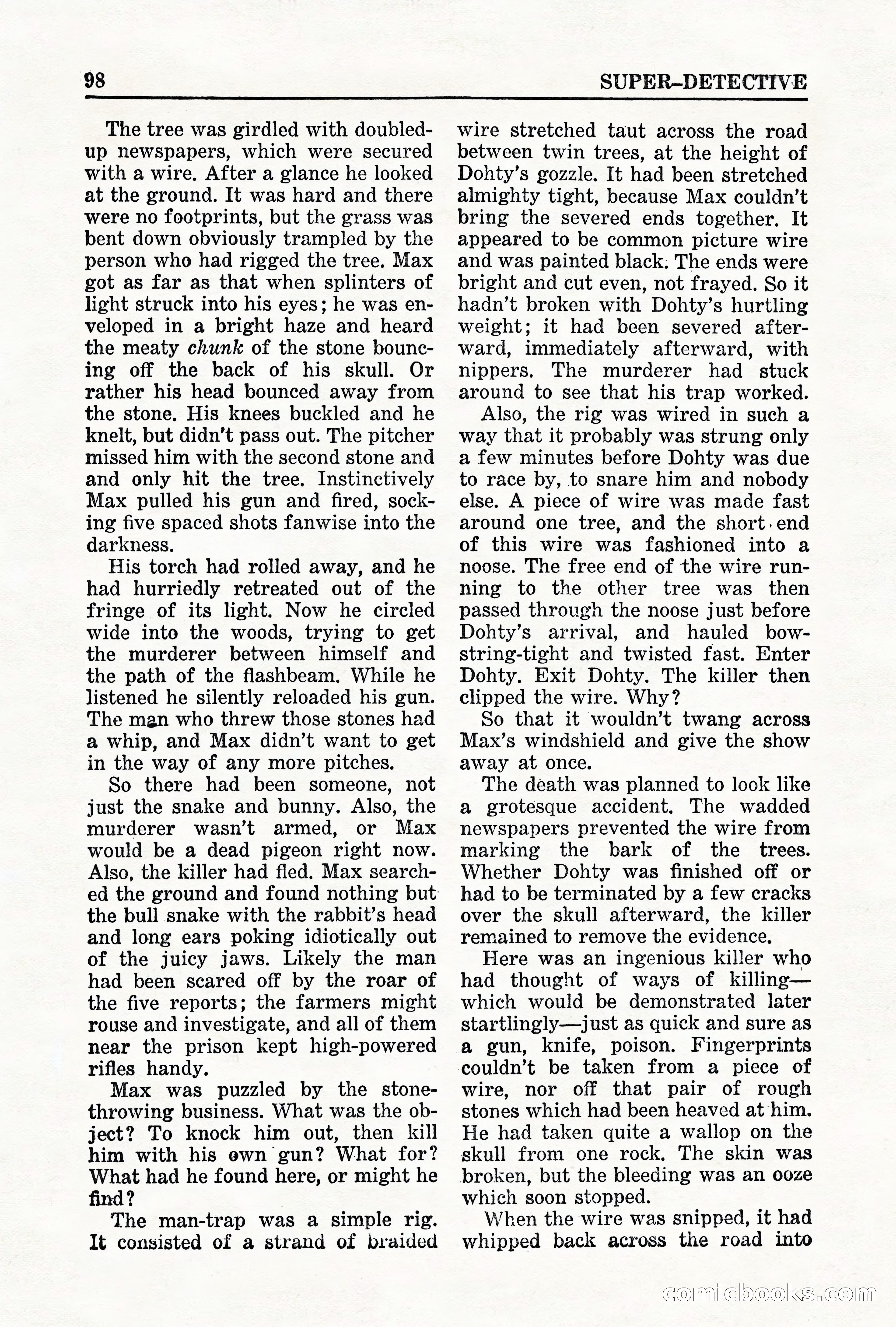 Super-Detective, May 1950 — page 98 of 132