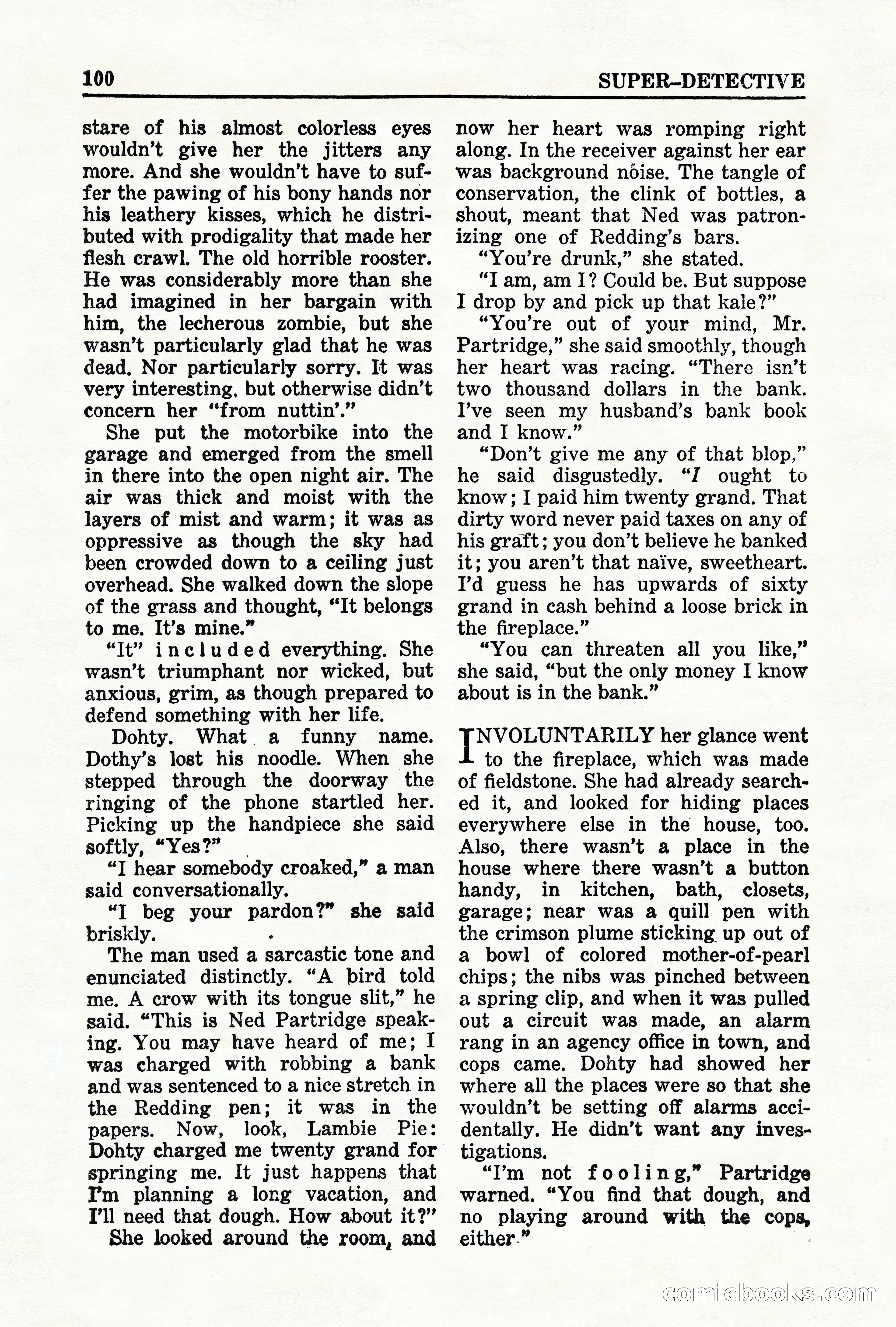 Super-Detective, May 1950 — page 100 of 132
