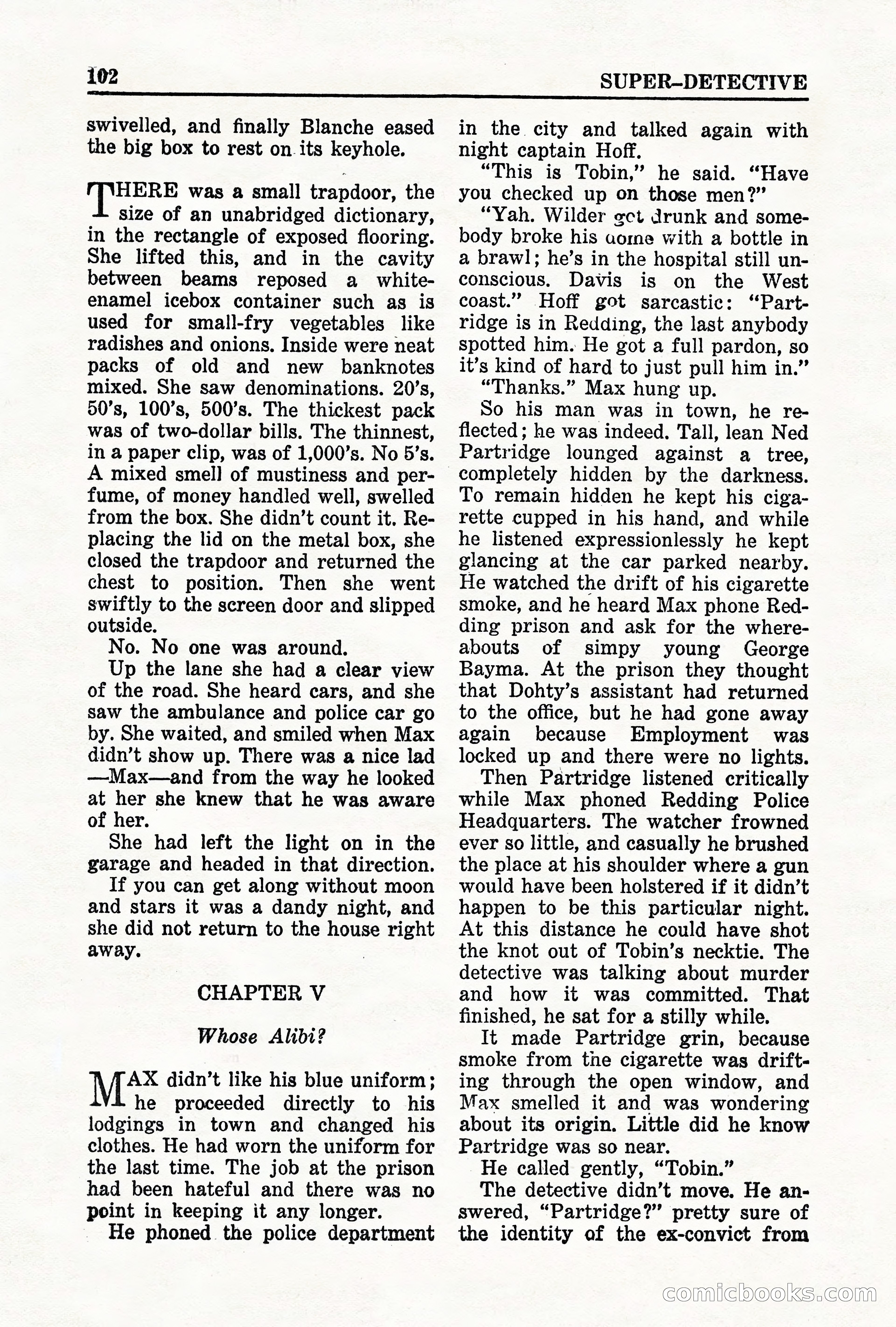 Super-Detective, May 1950 — page 102 of 132