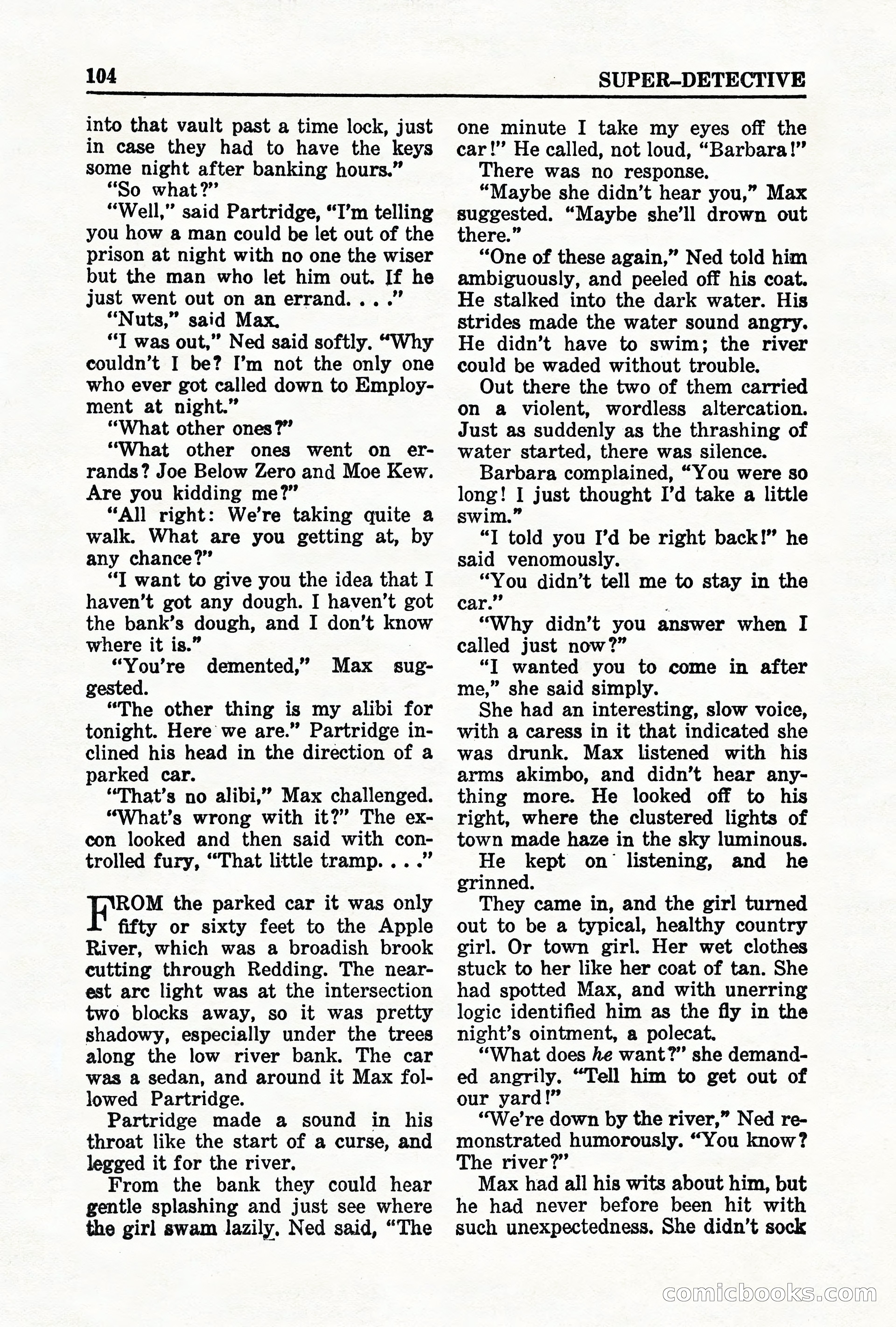 Super-Detective, May 1950 — page 104 of 132
