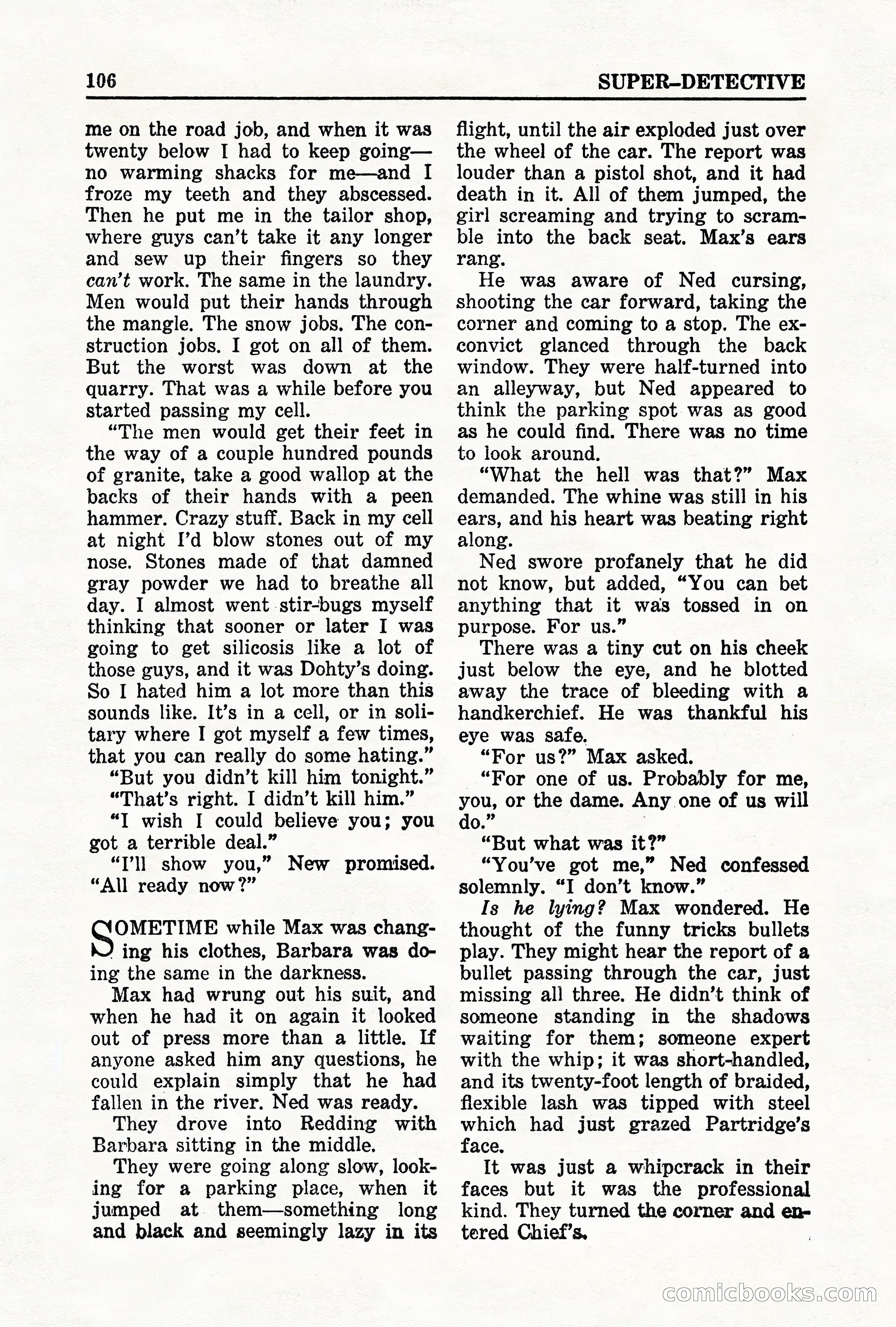 Super-Detective, May 1950 — page 106 of 132