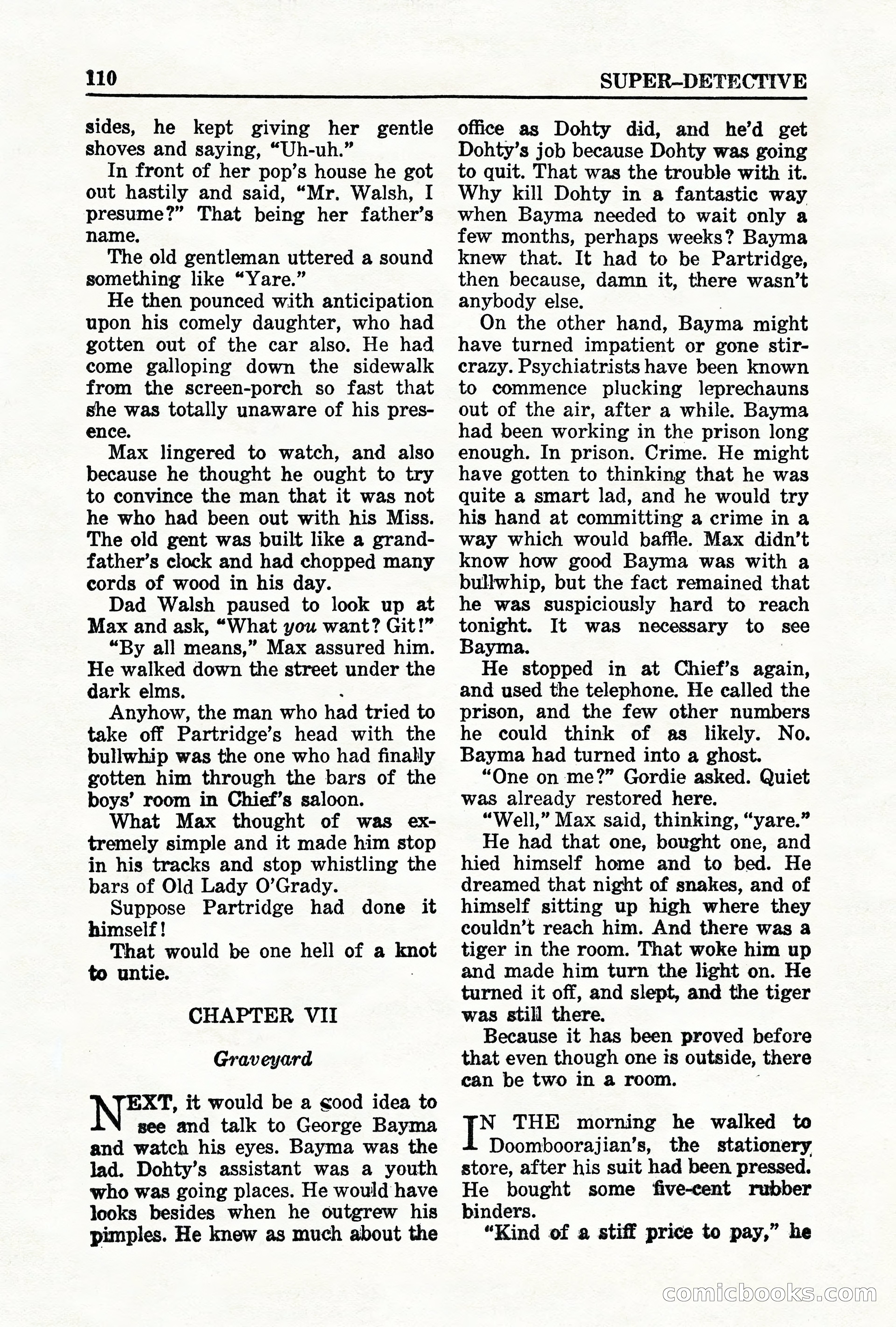Super-Detective, May 1950 — page 110 of 132