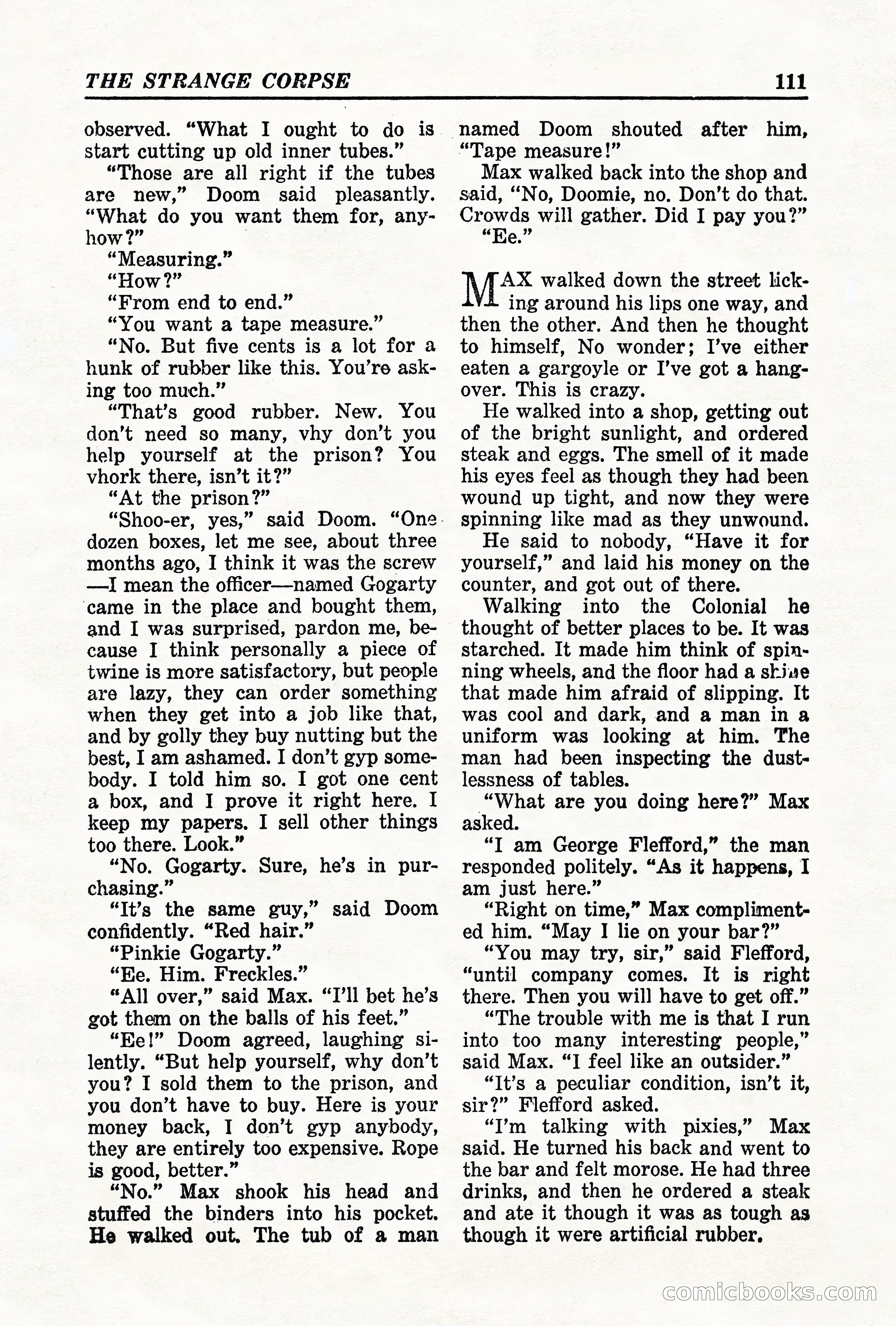 Super-Detective, May 1950 — page 111 of 132