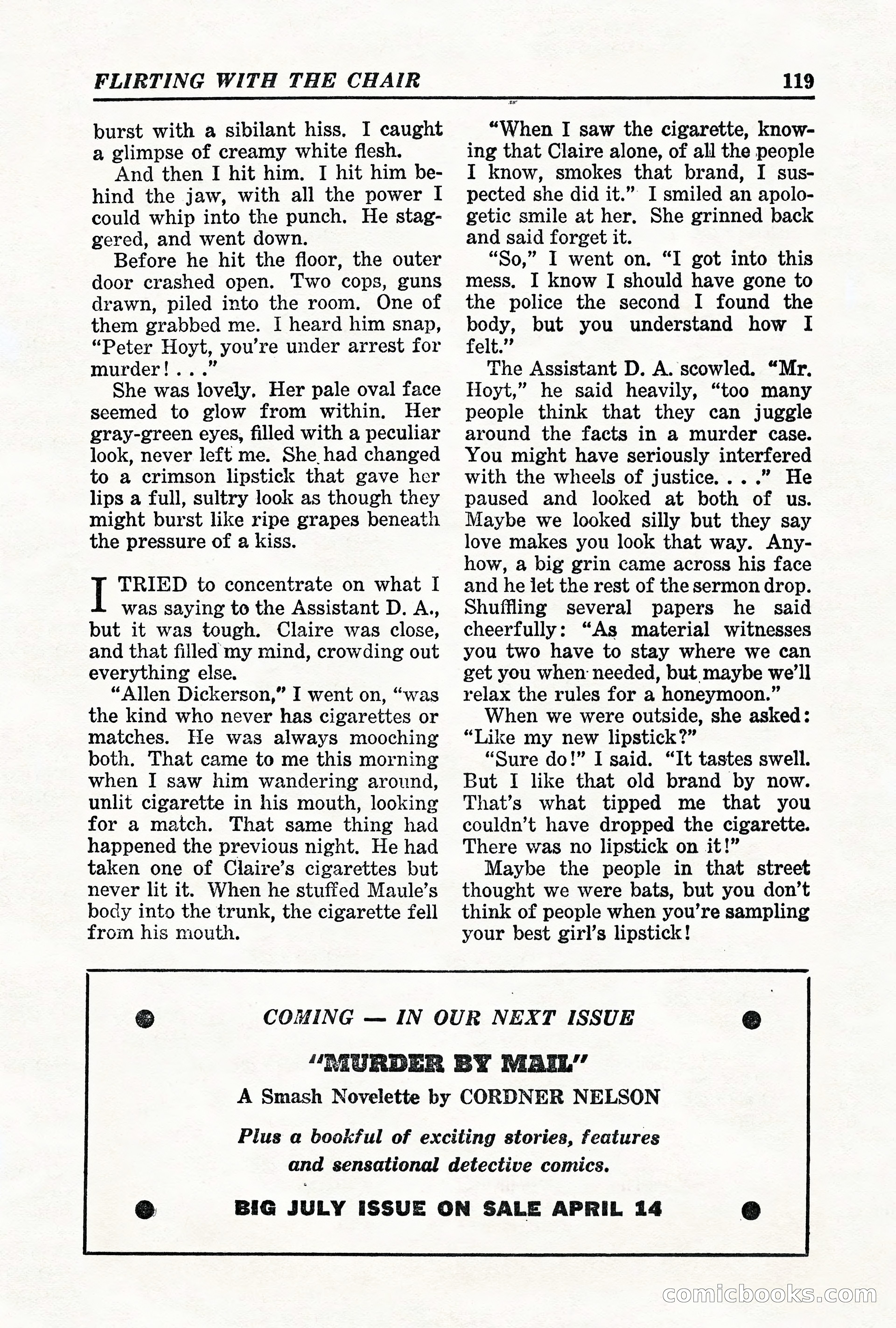 Super-Detective, May 1950 — page 119 of 132
