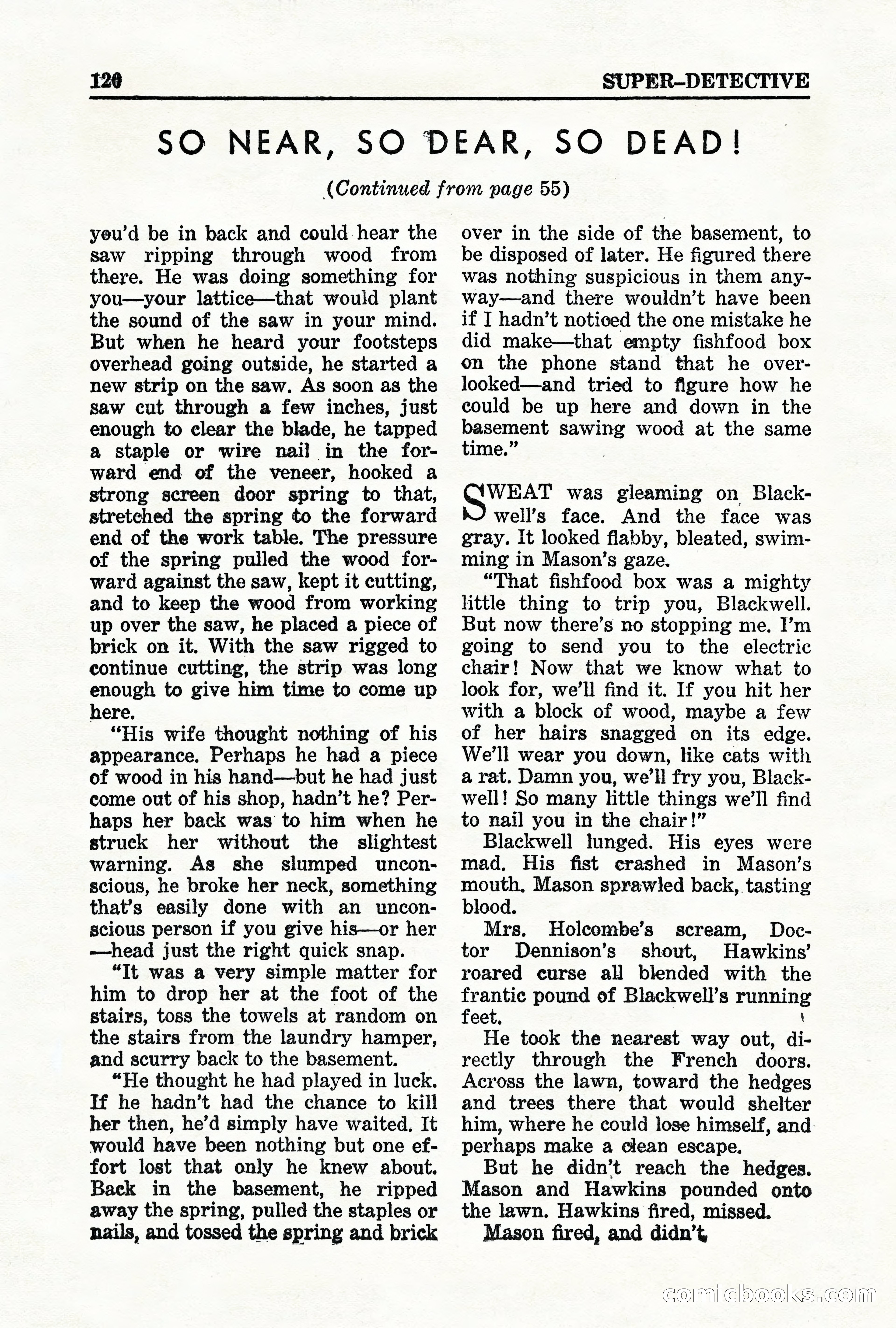 Super-Detective, May 1950 — page 120 of 132