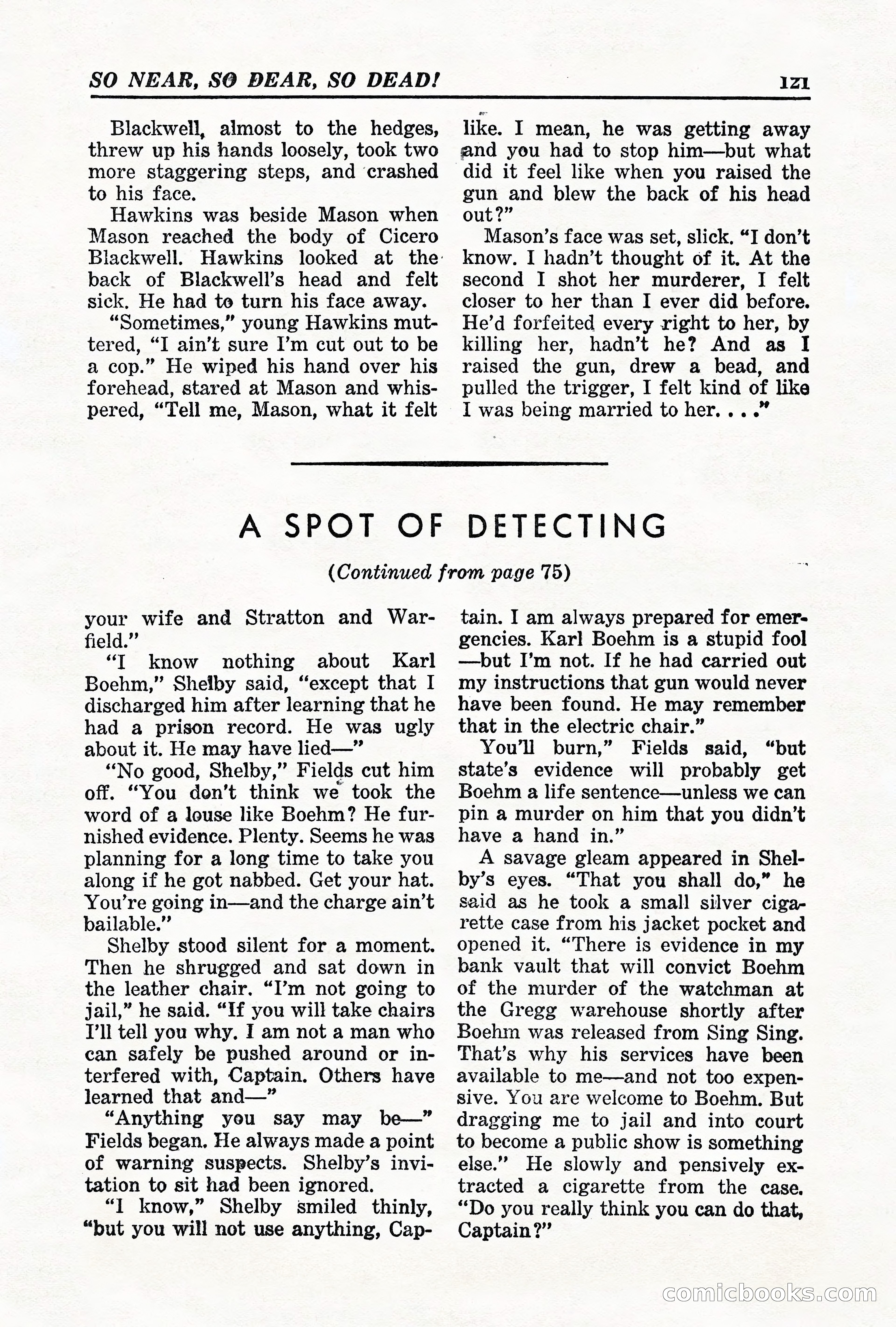 Super-Detective, May 1950 — page 121 of 132