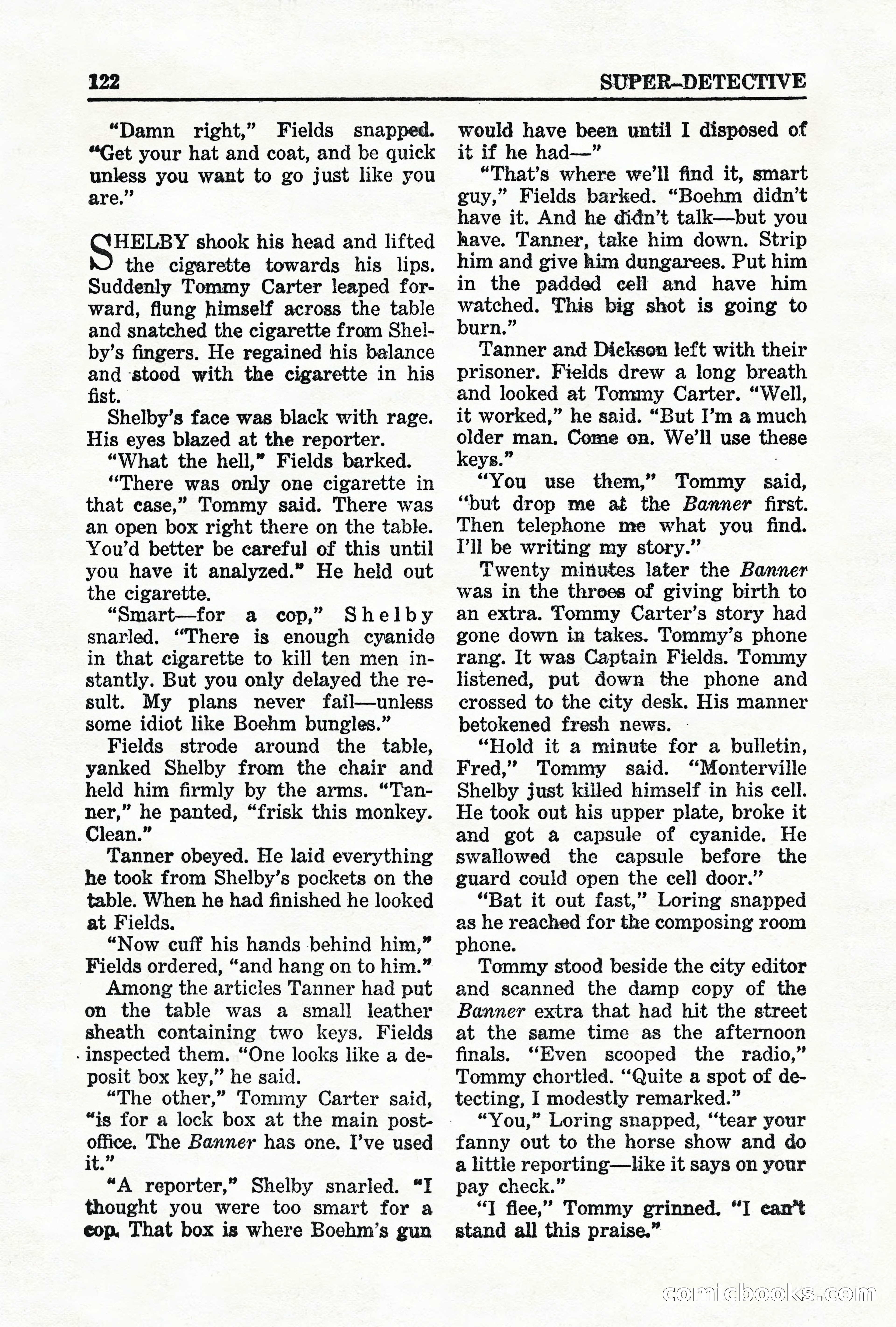 Super-Detective, May 1950 — page 122 of 132