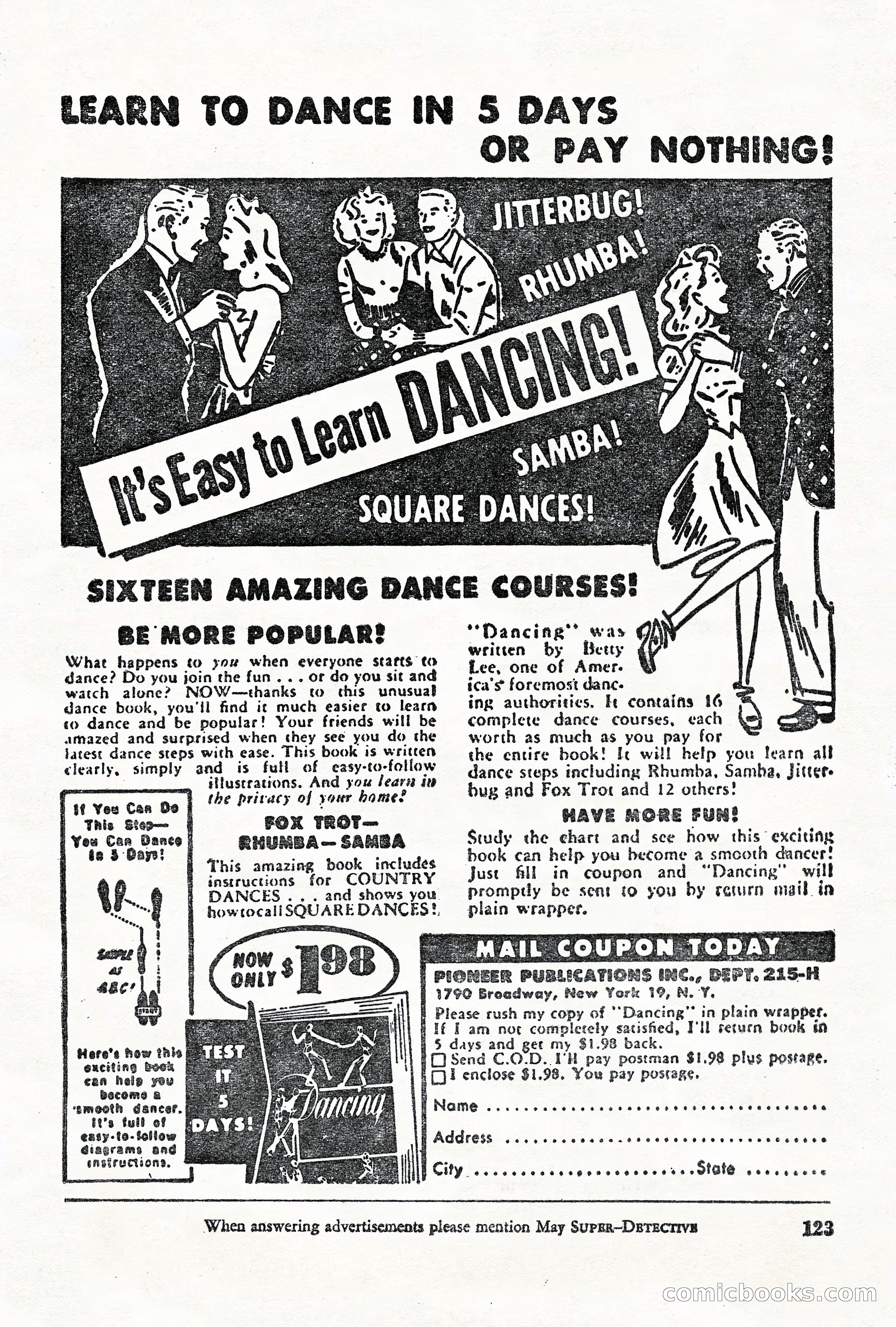 Super-Detective, May 1950 — page 123 of 132