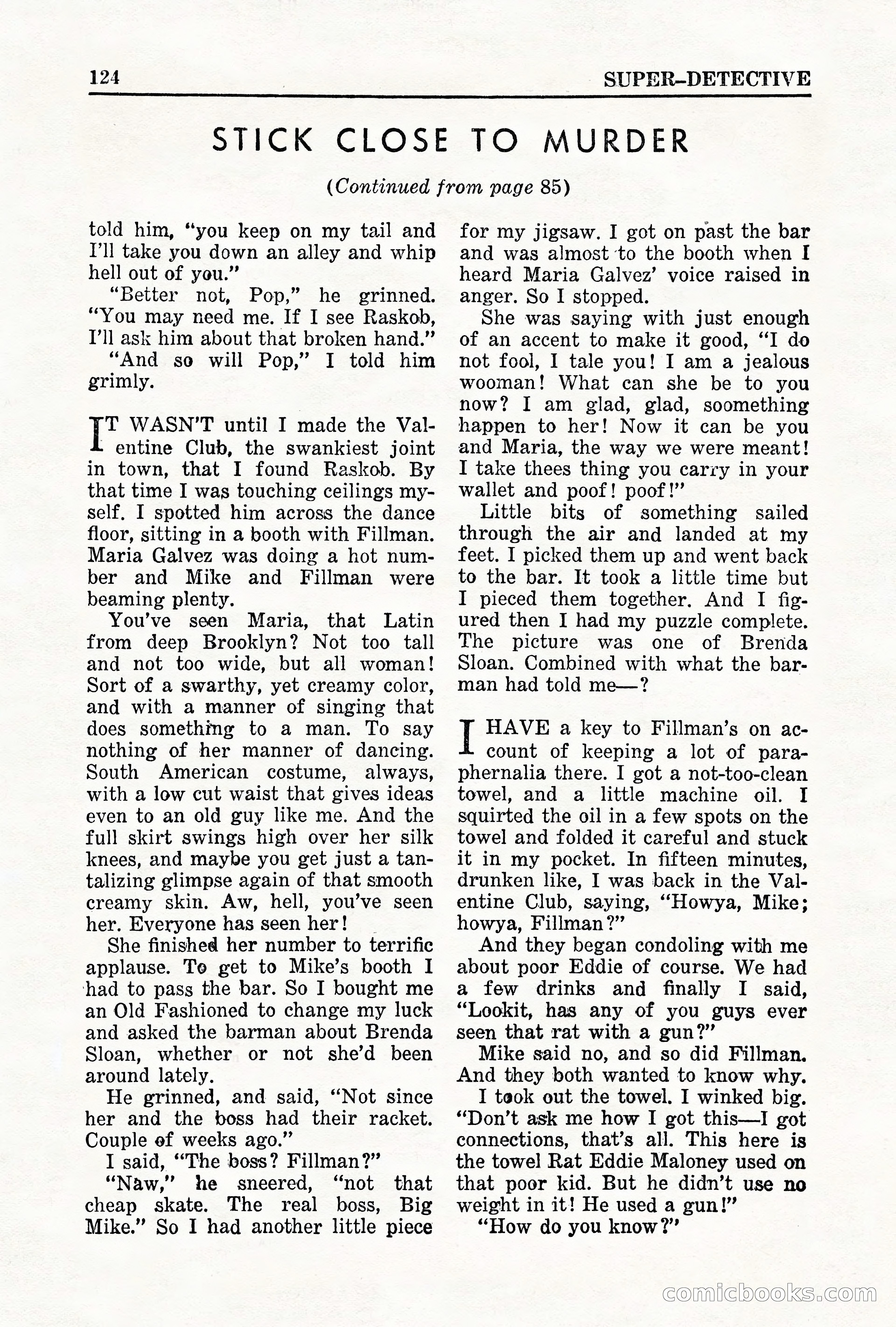 Super-Detective, May 1950 — page 124 of 132