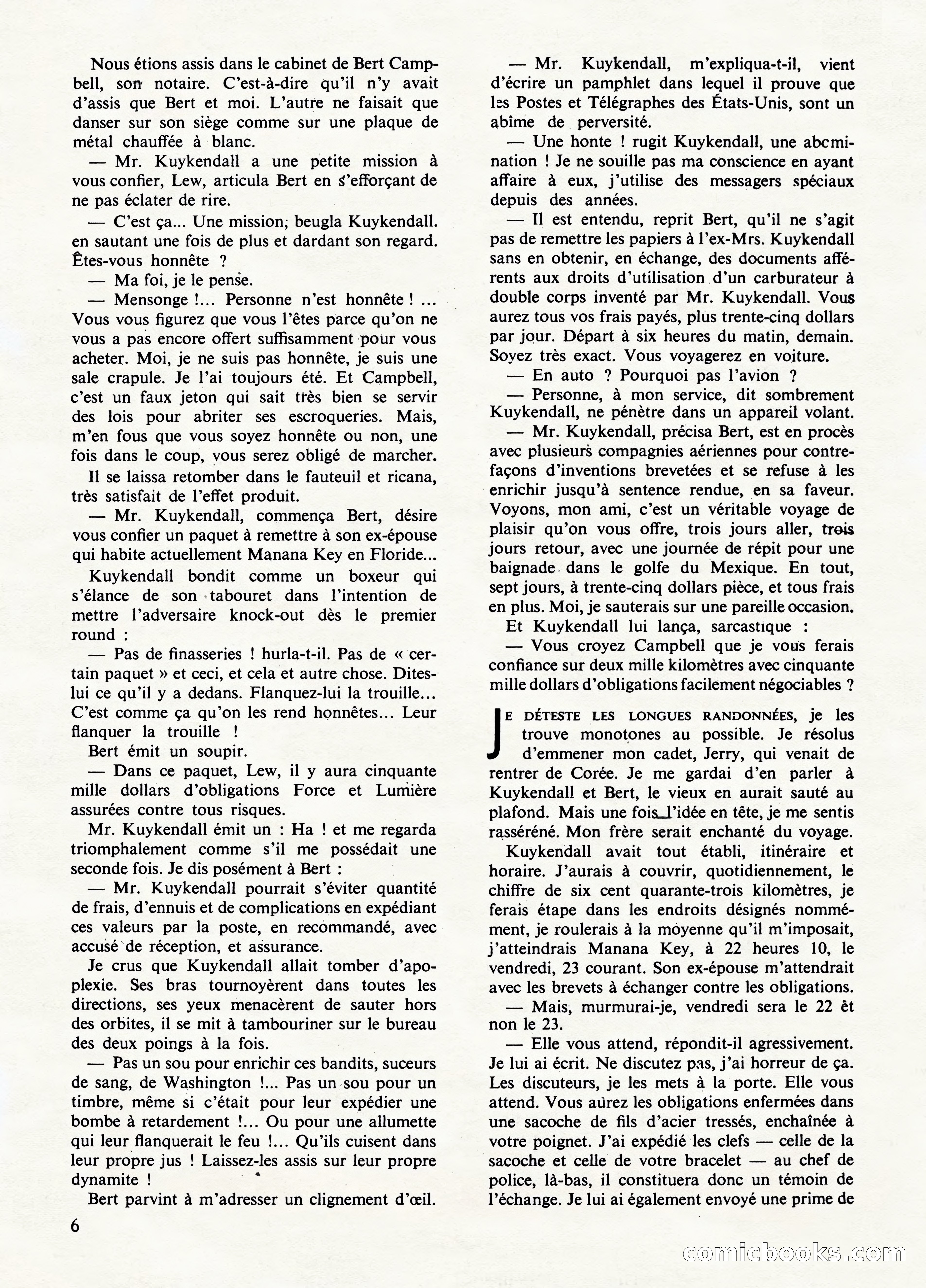 Super Policier Magazine, No. 1 — page 6 of 84