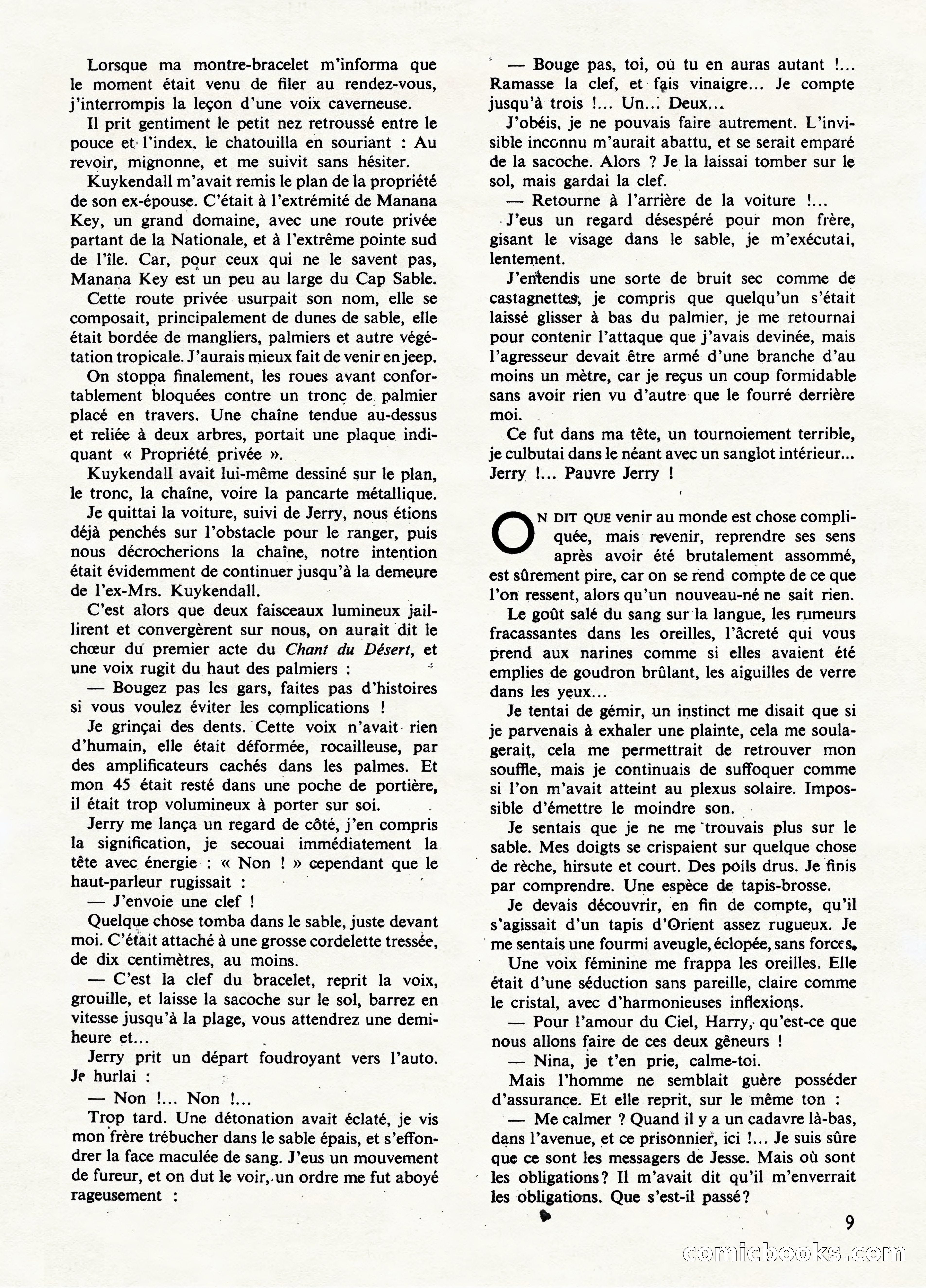 Super Policier Magazine, No. 1 — page 9 of 84