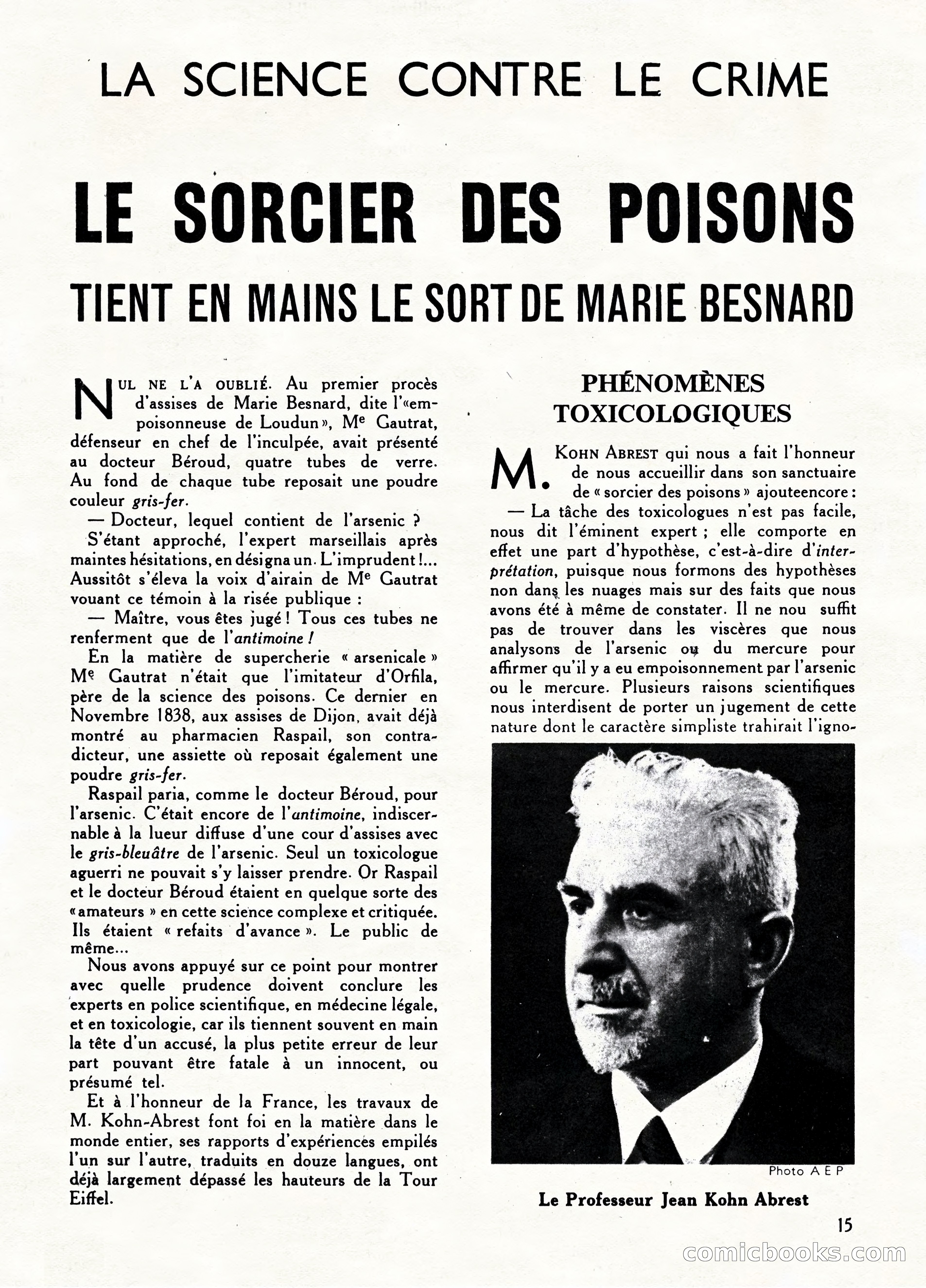 Super Policier Magazine, No. 1 — page 15 of 84