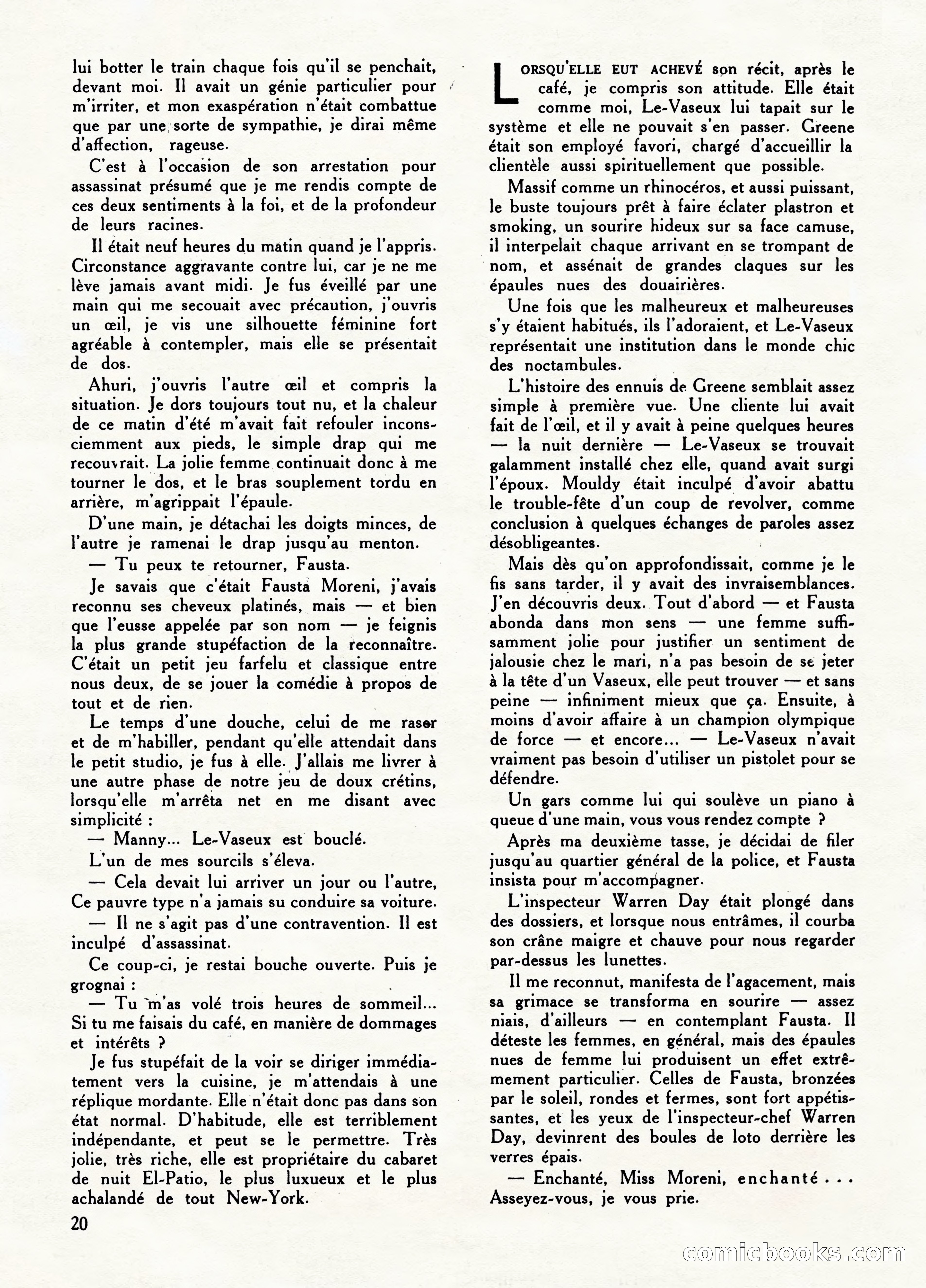 Super Policier Magazine, No. 1 — page 20 of 84