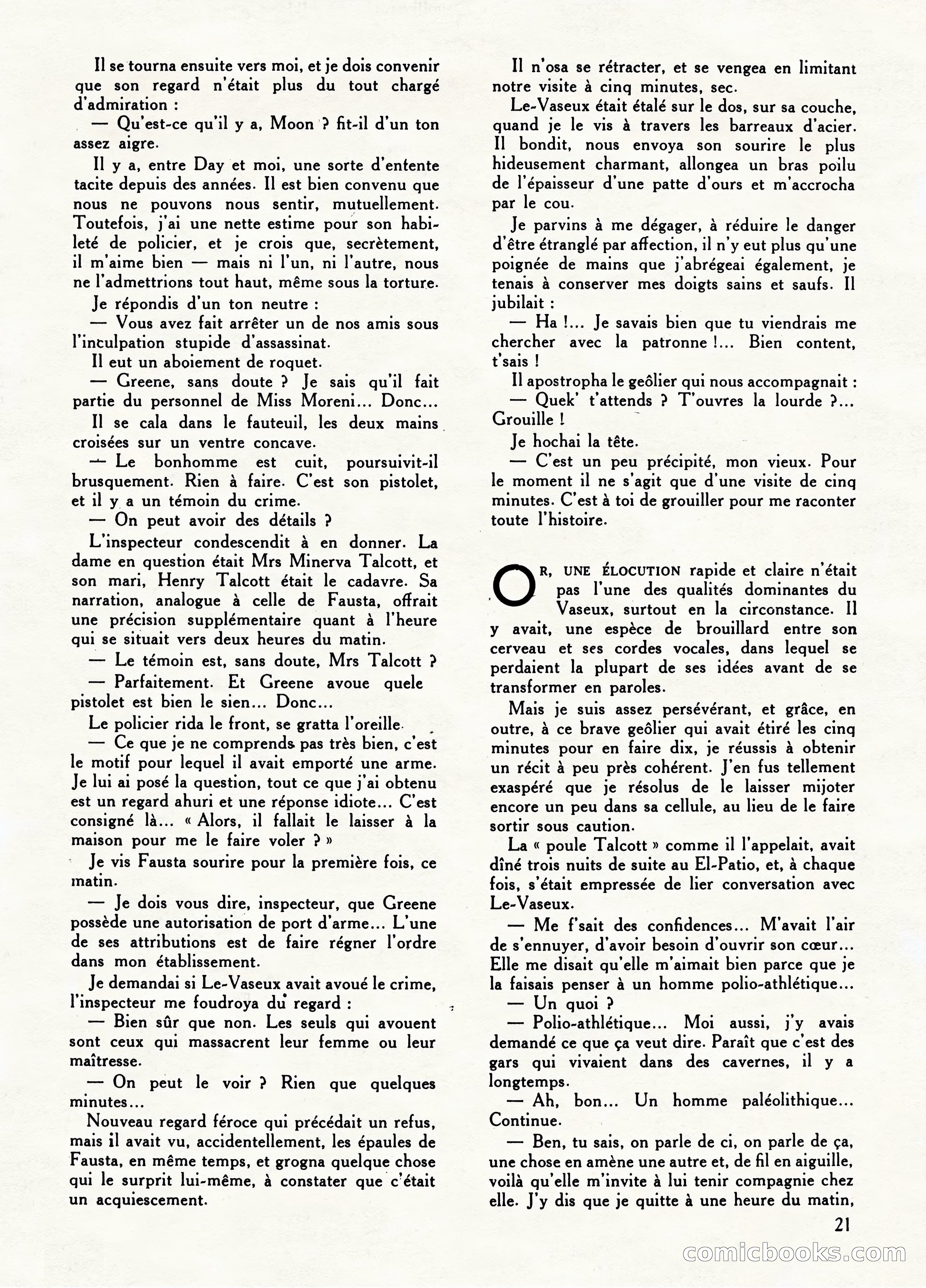Super Policier Magazine, No. 1 — page 21 of 84
