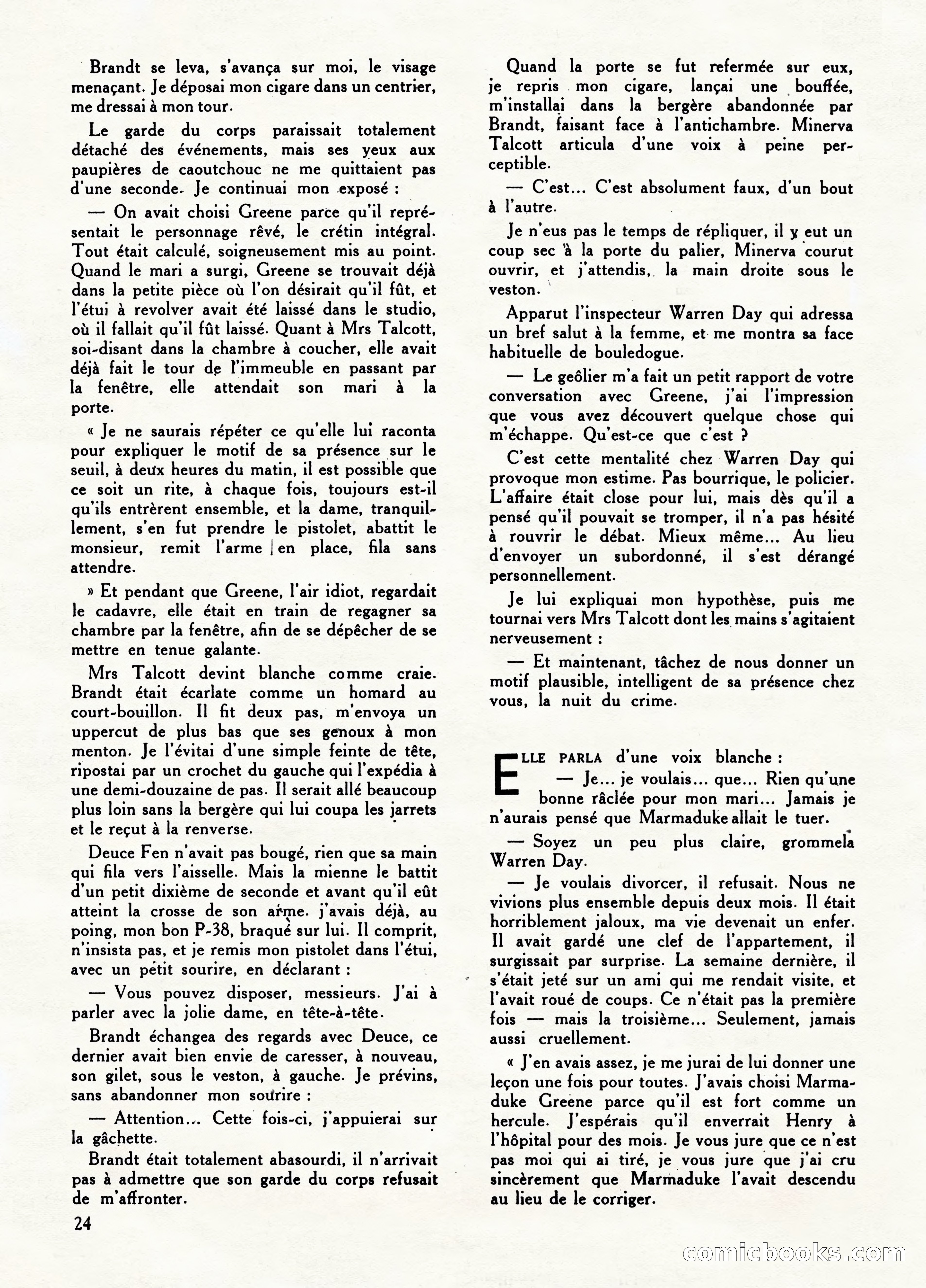 Super Policier Magazine, No. 1 — page 24 of 84