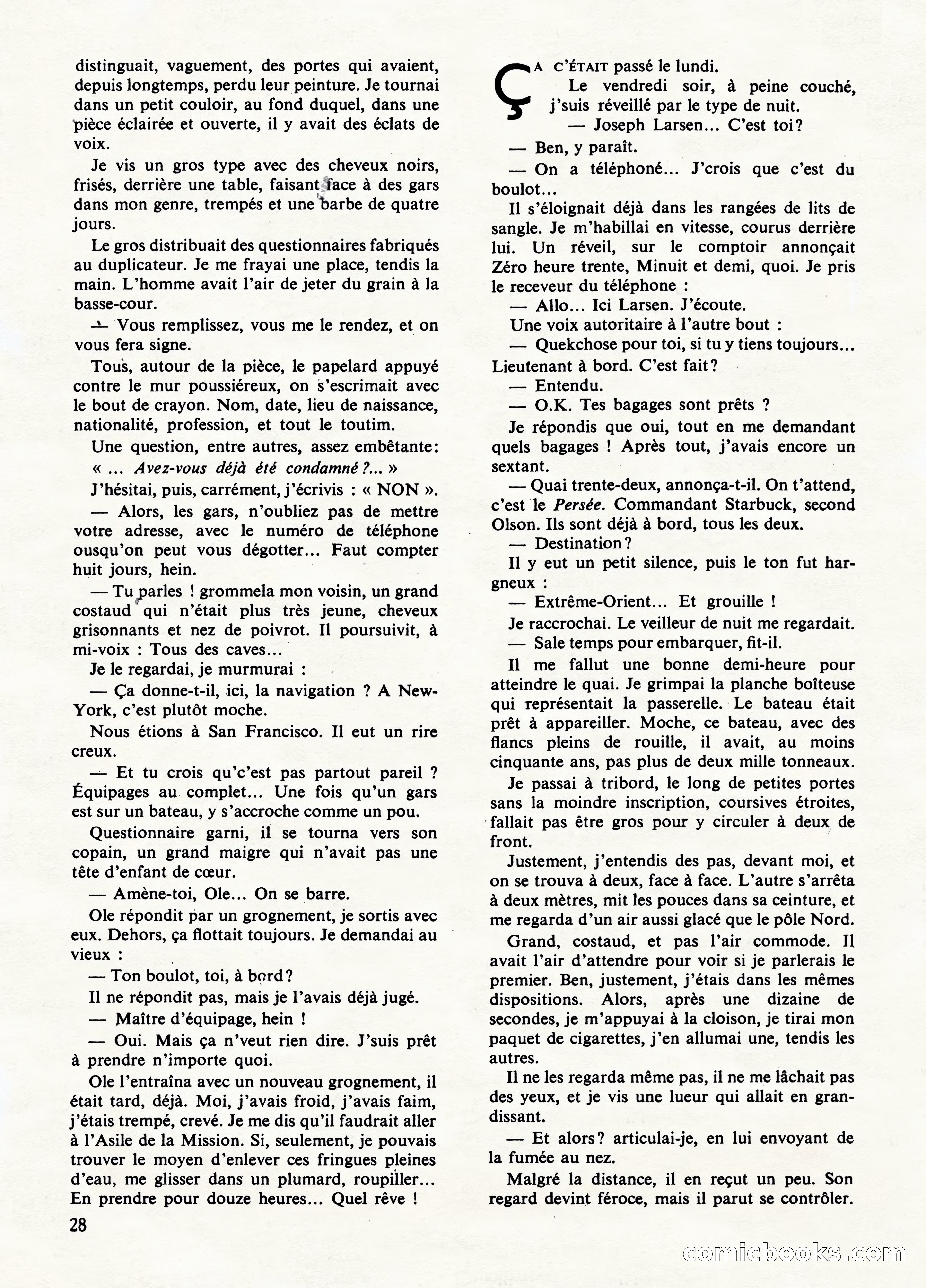 Super Policier Magazine, No. 1 — page 28 of 84