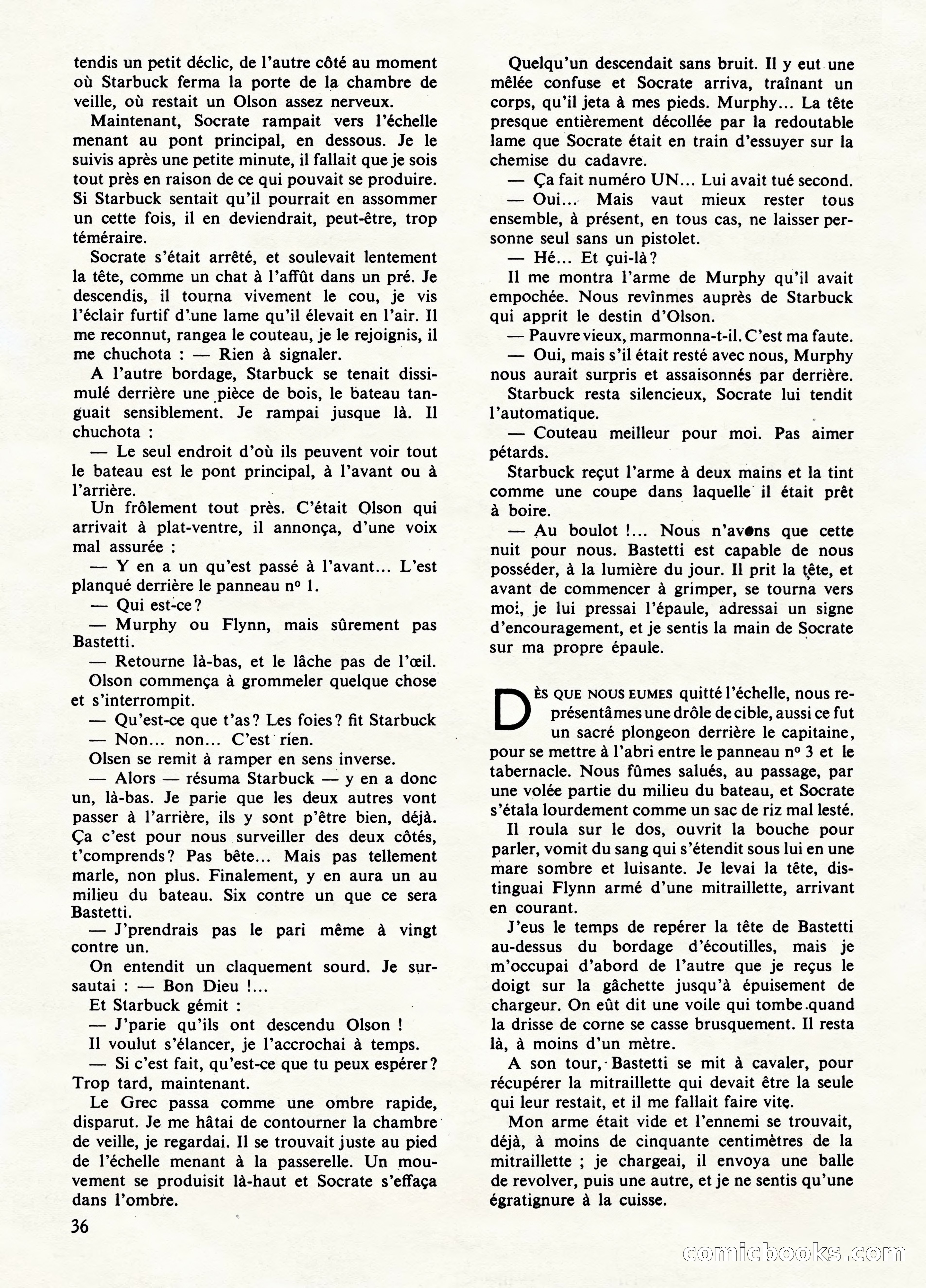 Super Policier Magazine, No. 1 — page 36 of 84