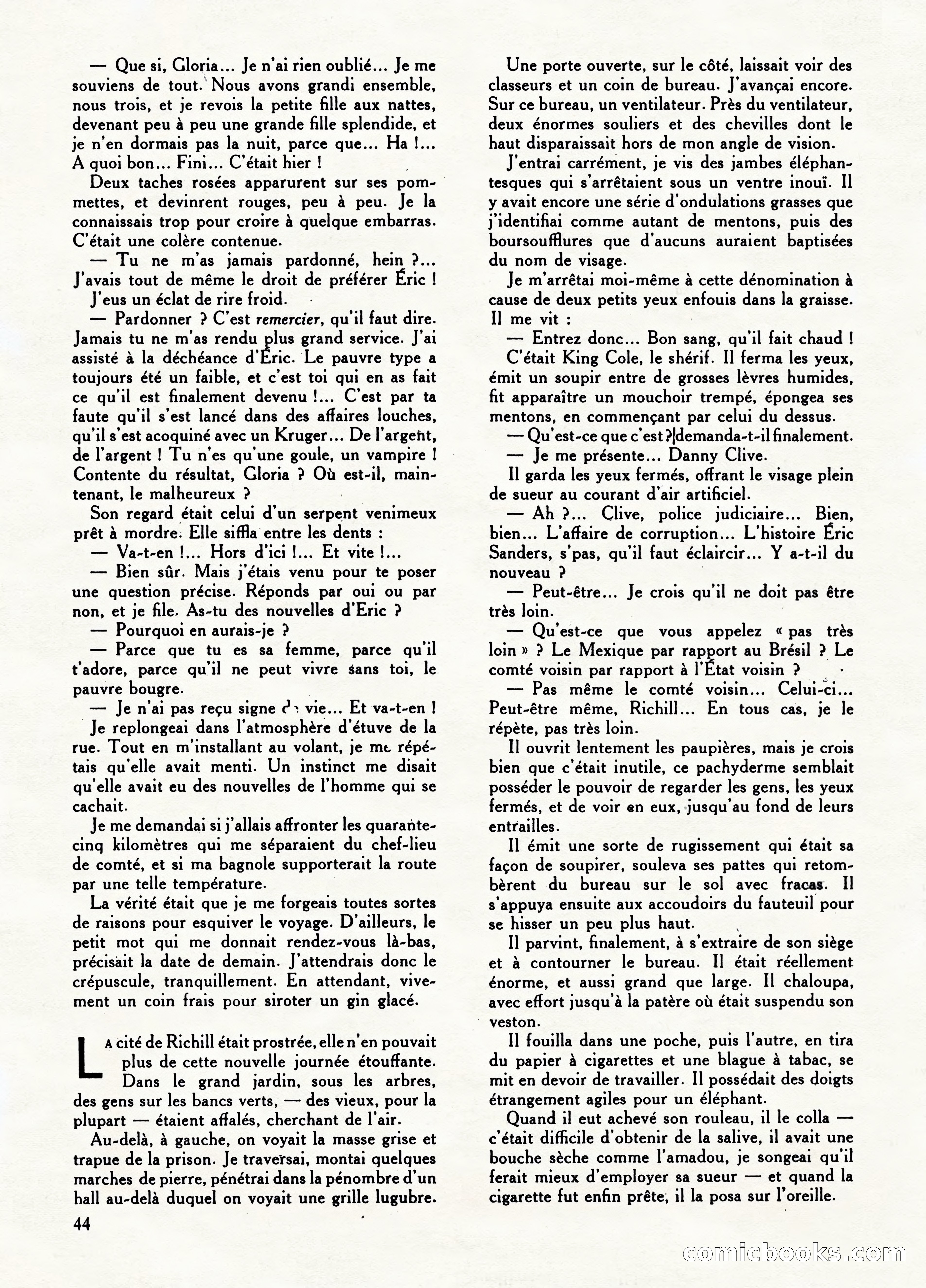 Super Policier Magazine, No. 1 — page 44 of 84