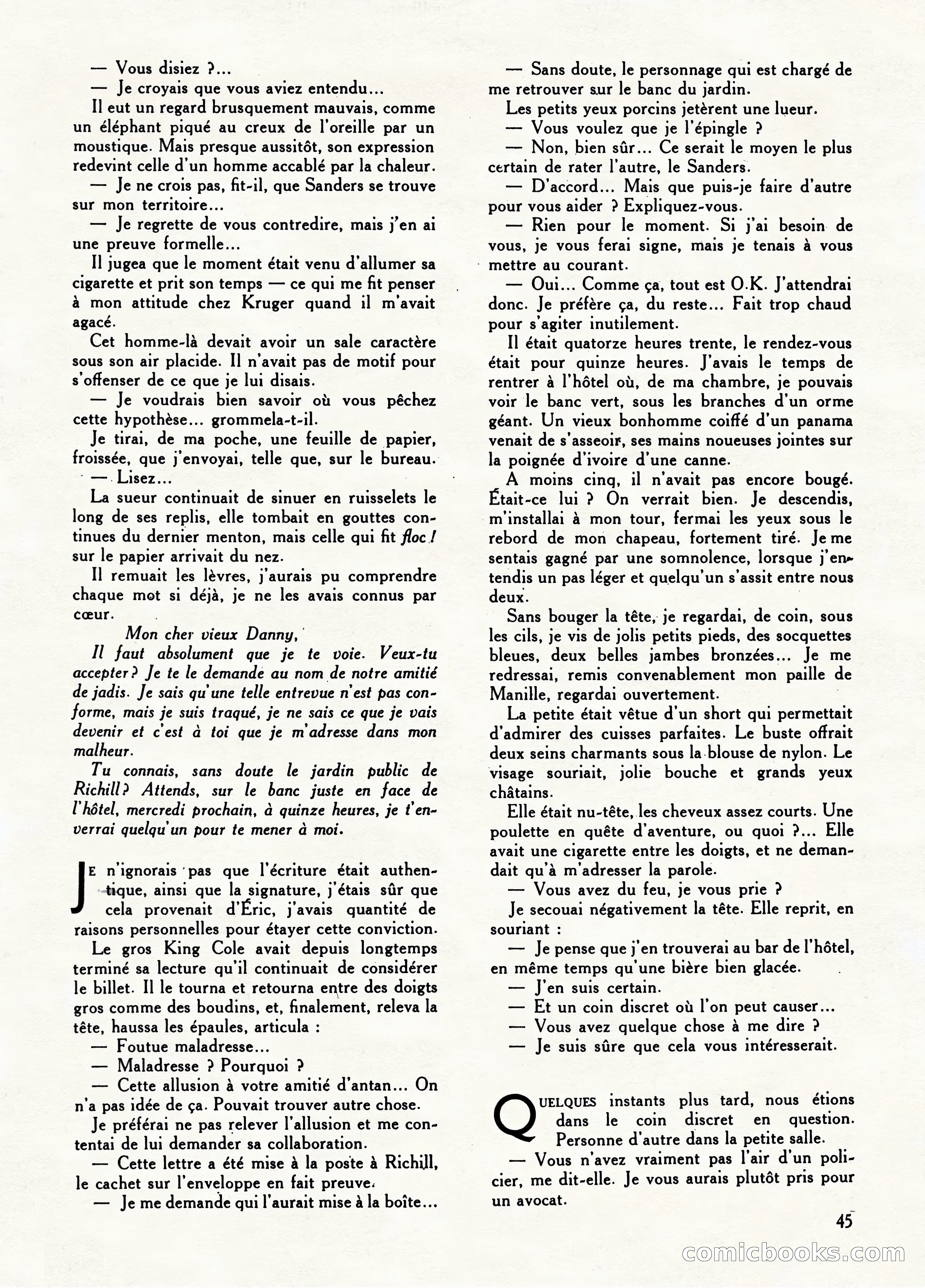 Super Policier Magazine, No. 1 — page 45 of 84