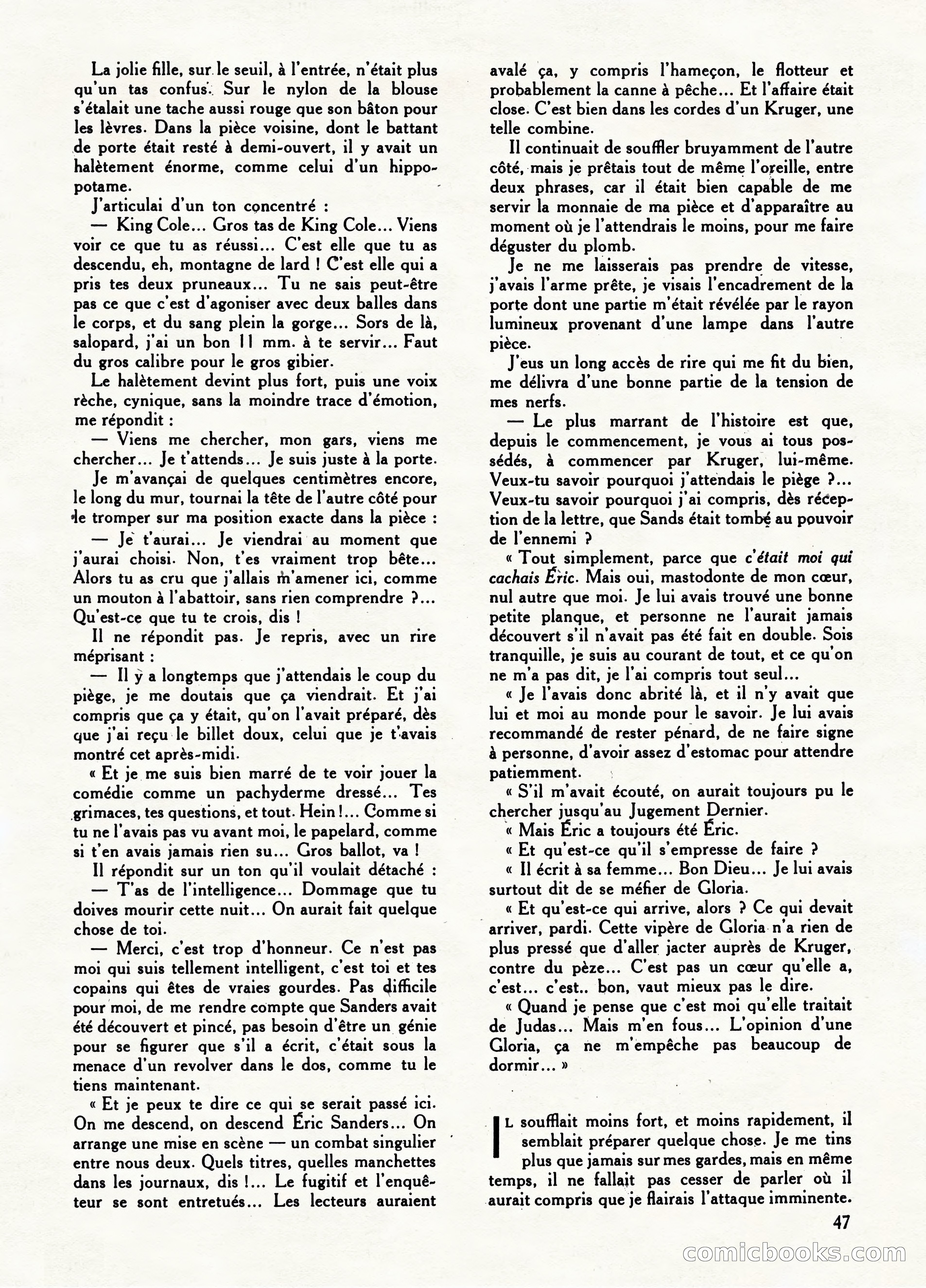 Super Policier Magazine, No. 1 — page 47 of 84