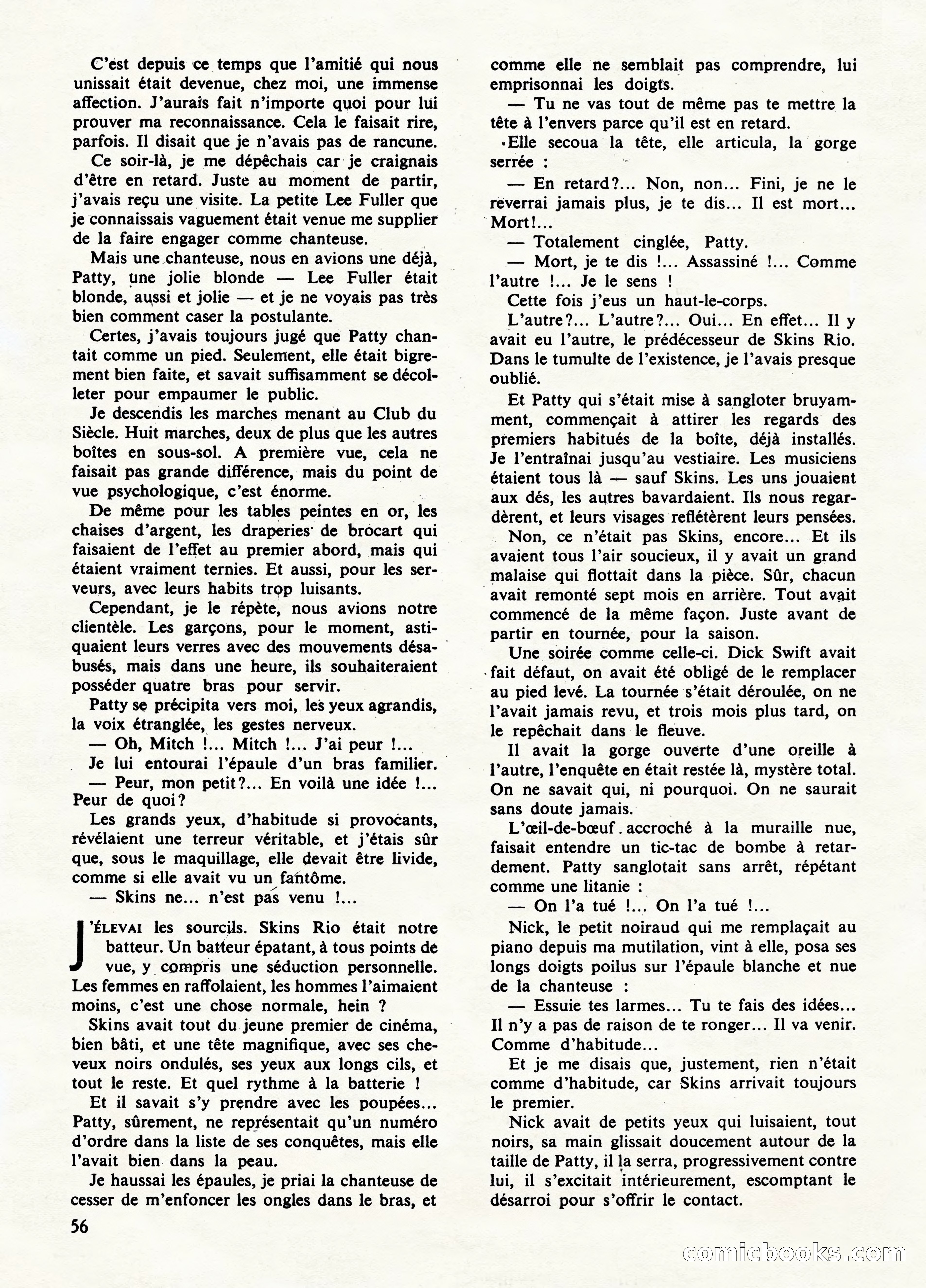 Super Policier Magazine, No. 1 — page 56 of 84