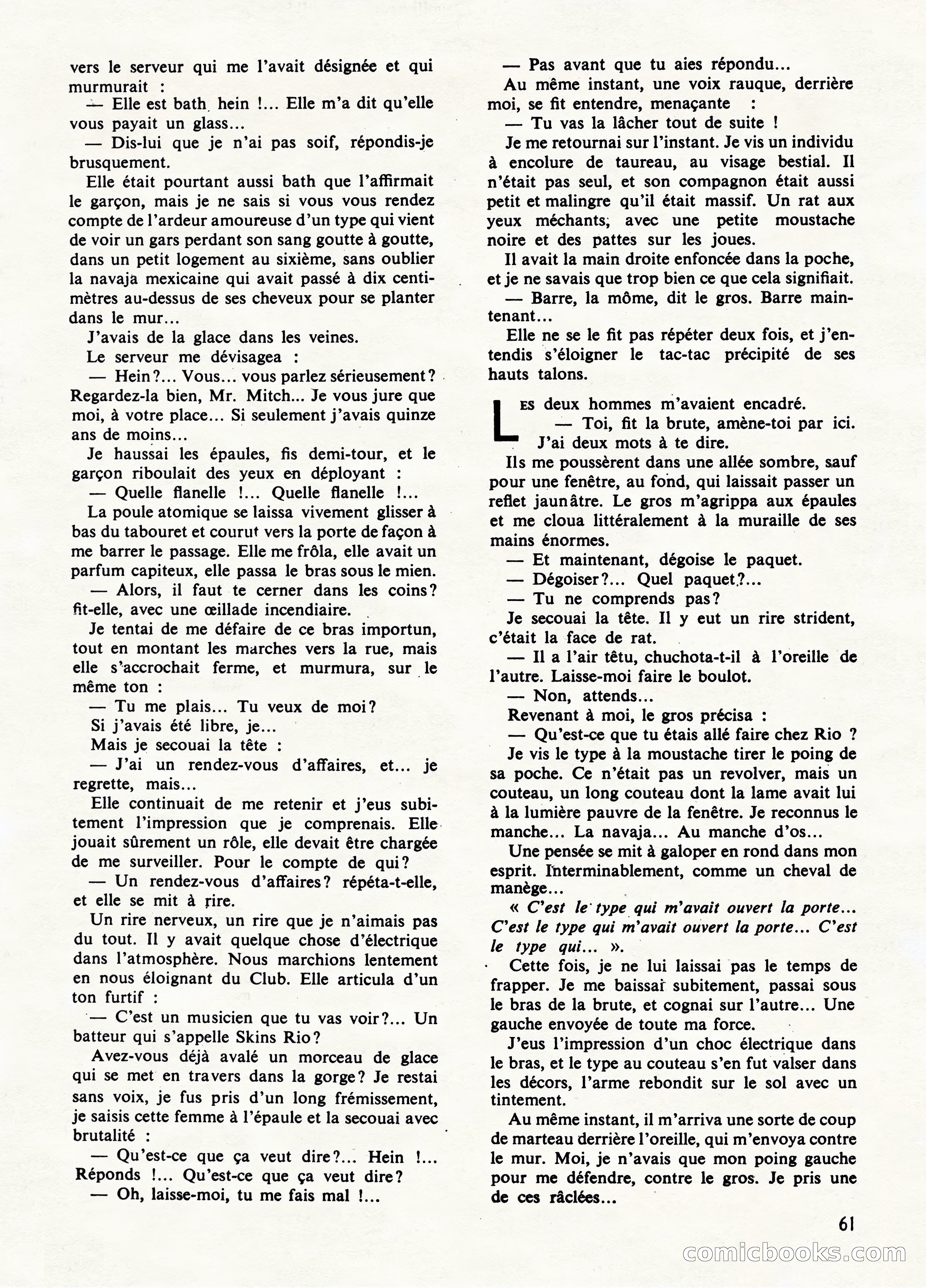 Super Policier Magazine, No. 1 — page 61 of 84