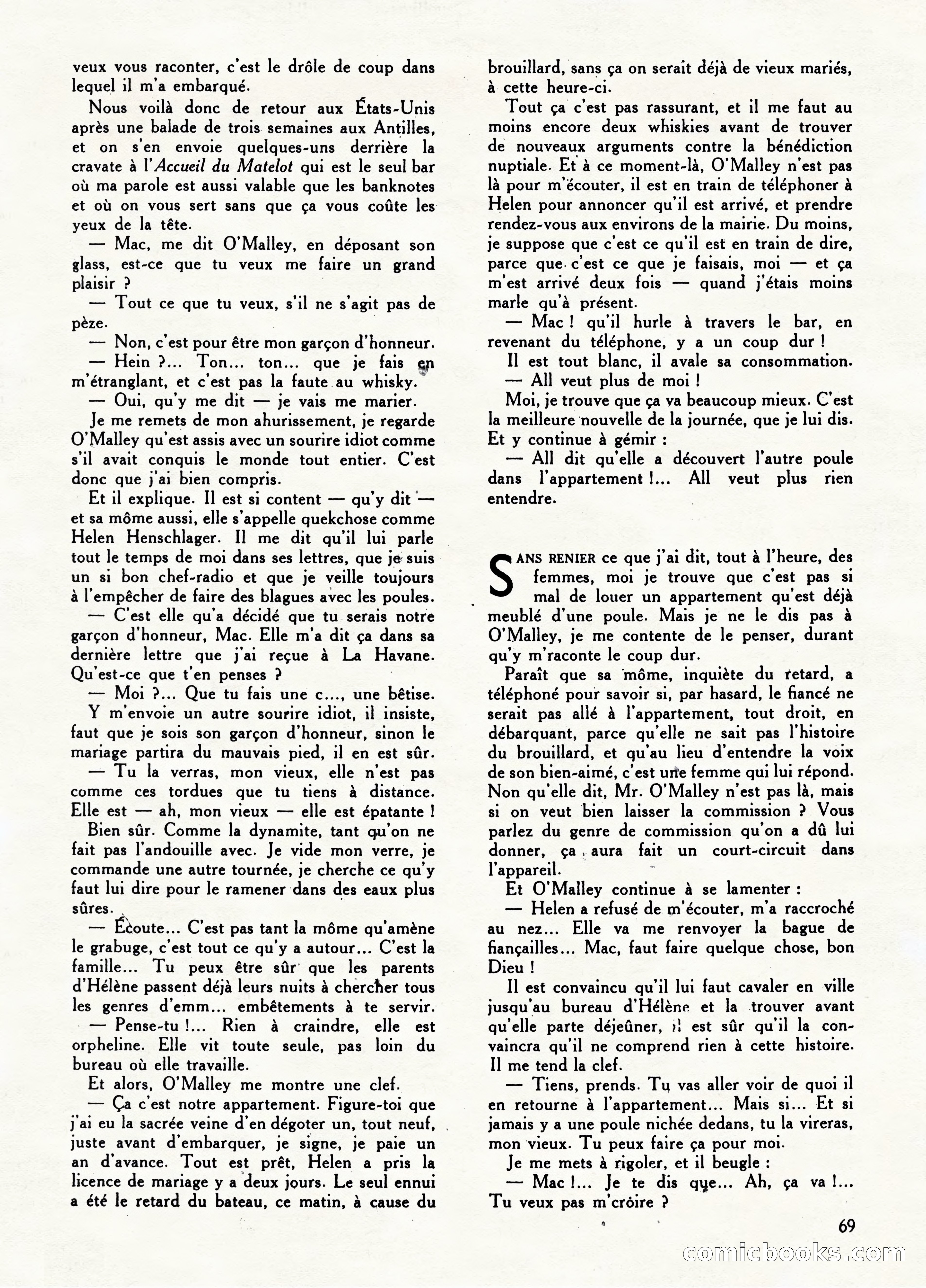 Super Policier Magazine, No. 1 — page 69 of 84