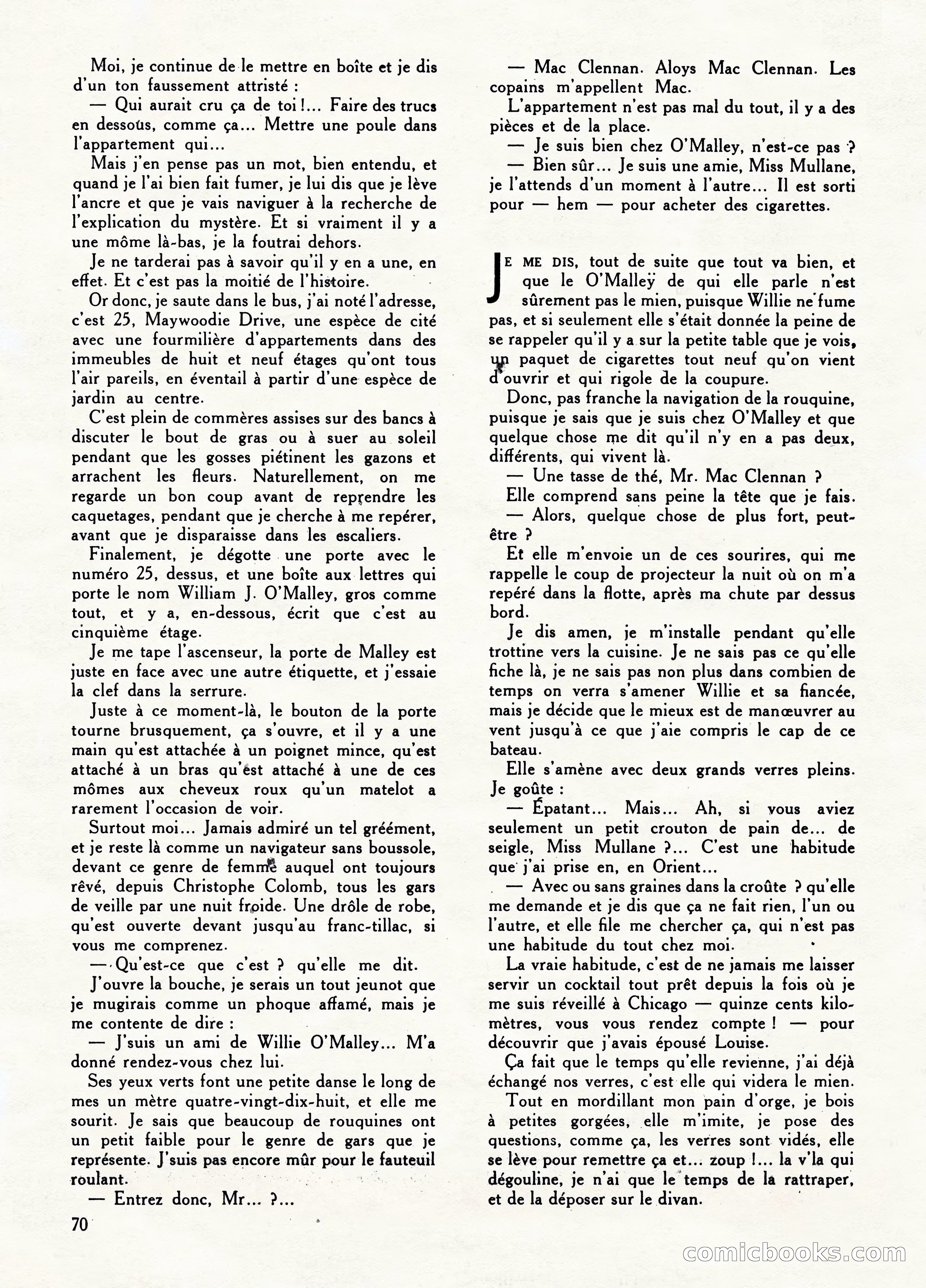 Super Policier Magazine, No. 1 — page 70 of 84
