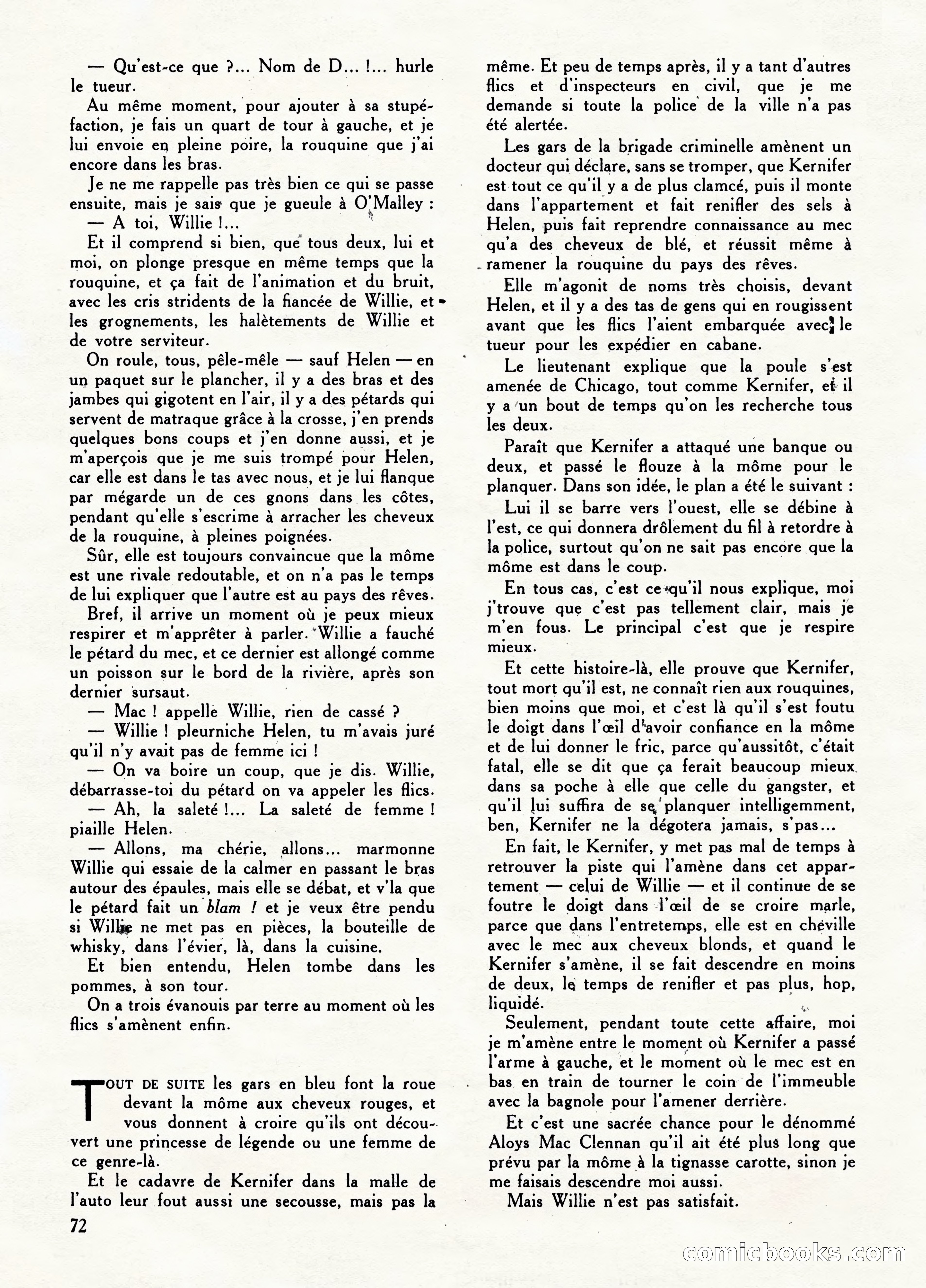 Super Policier Magazine, No. 1 — page 72 of 84