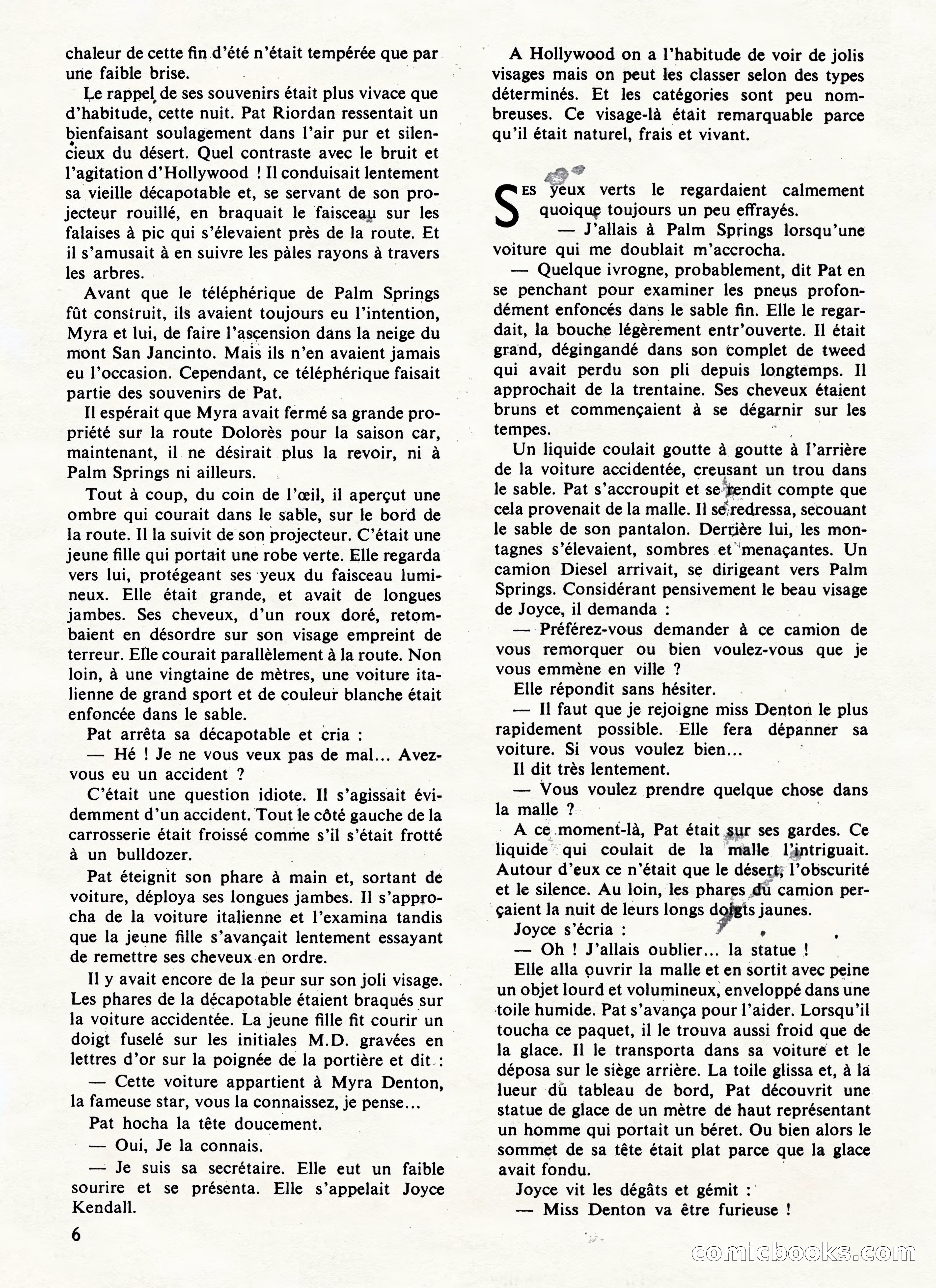 Super Policier Magazine, No. 2 — page 6 of 84