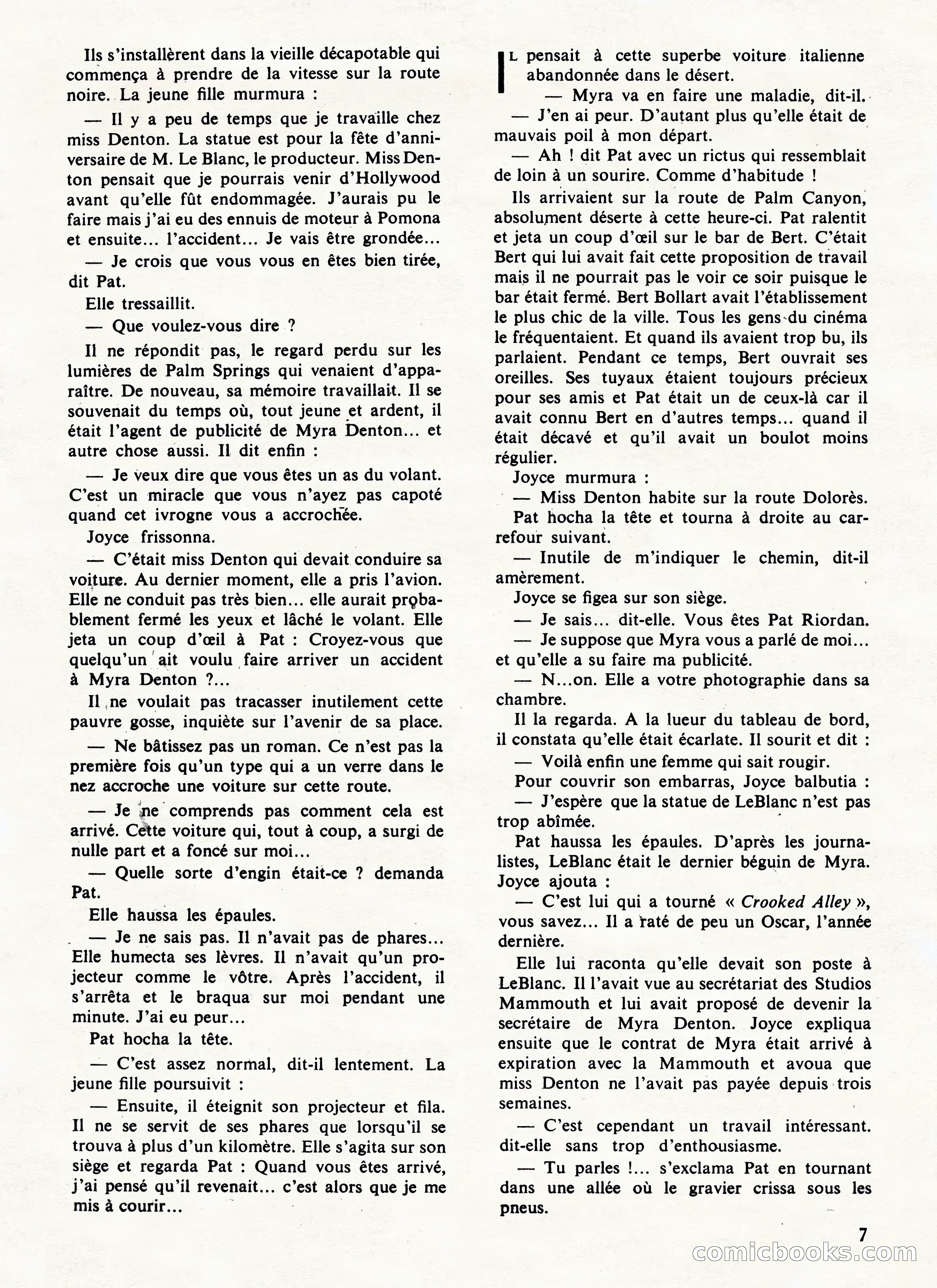 Super Policier Magazine, No. 2 — page 7 of 84