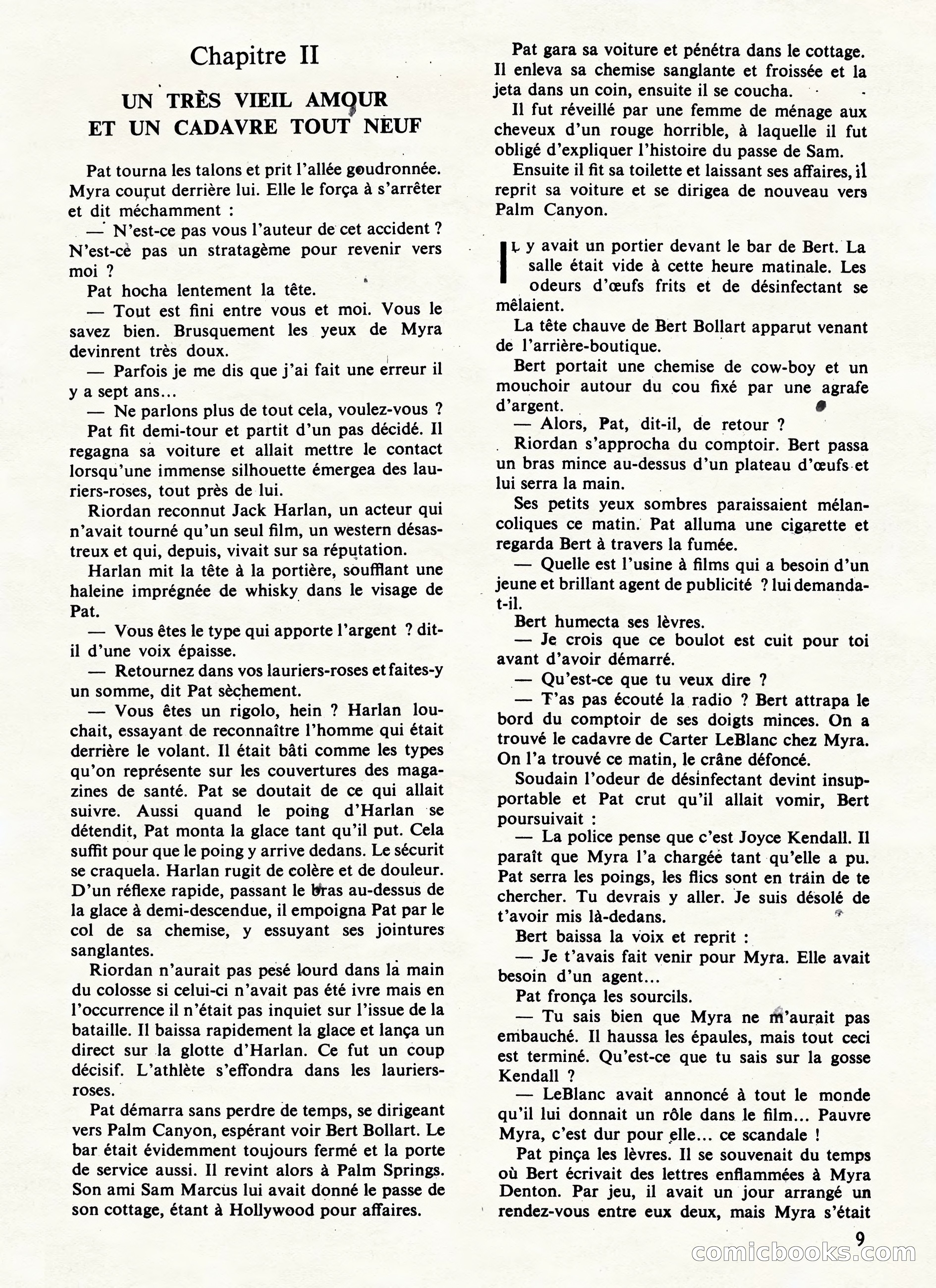 Super Policier Magazine, No. 2 — page 9 of 84