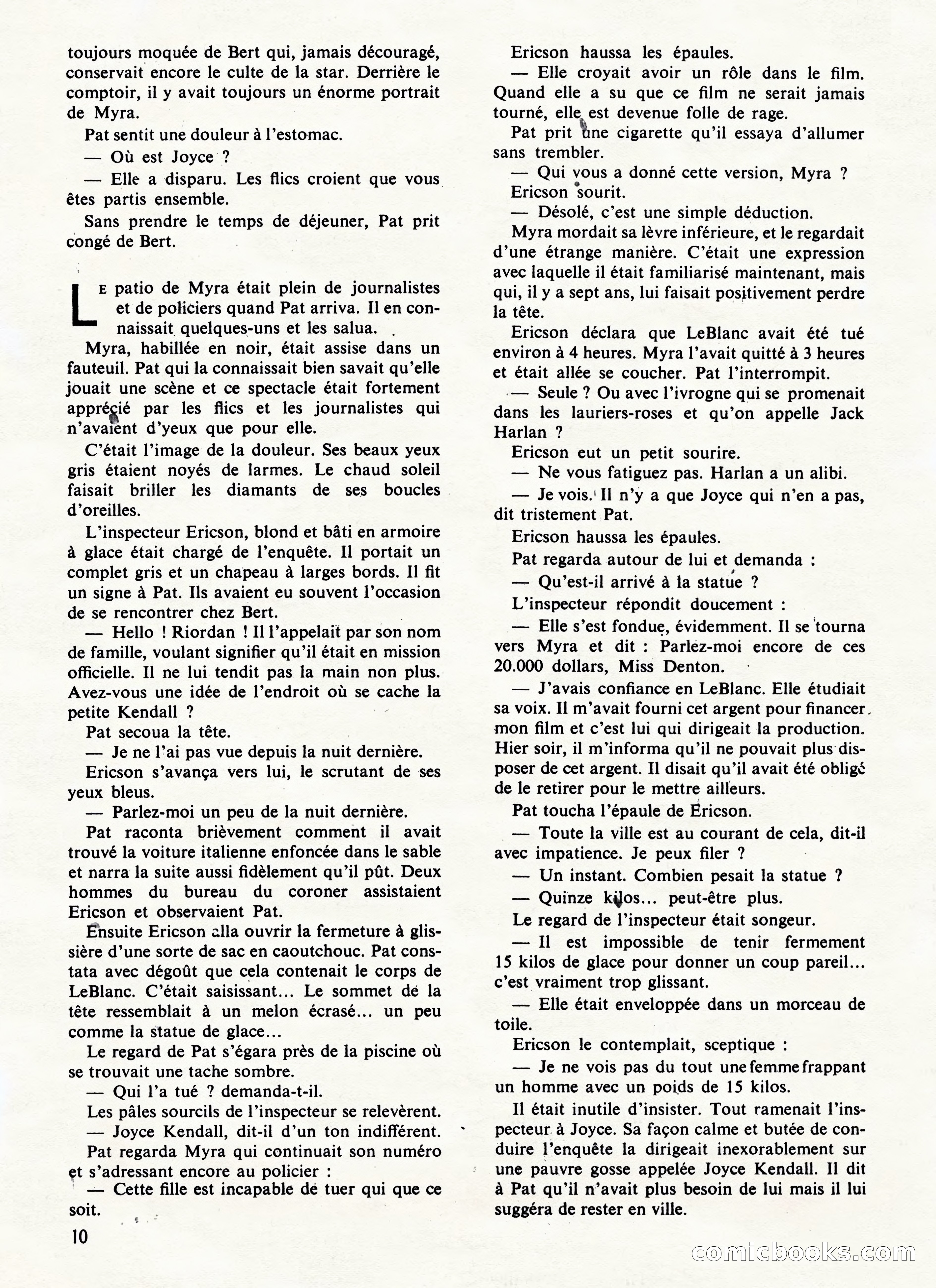 Super Policier Magazine, No. 2 — page 10 of 84