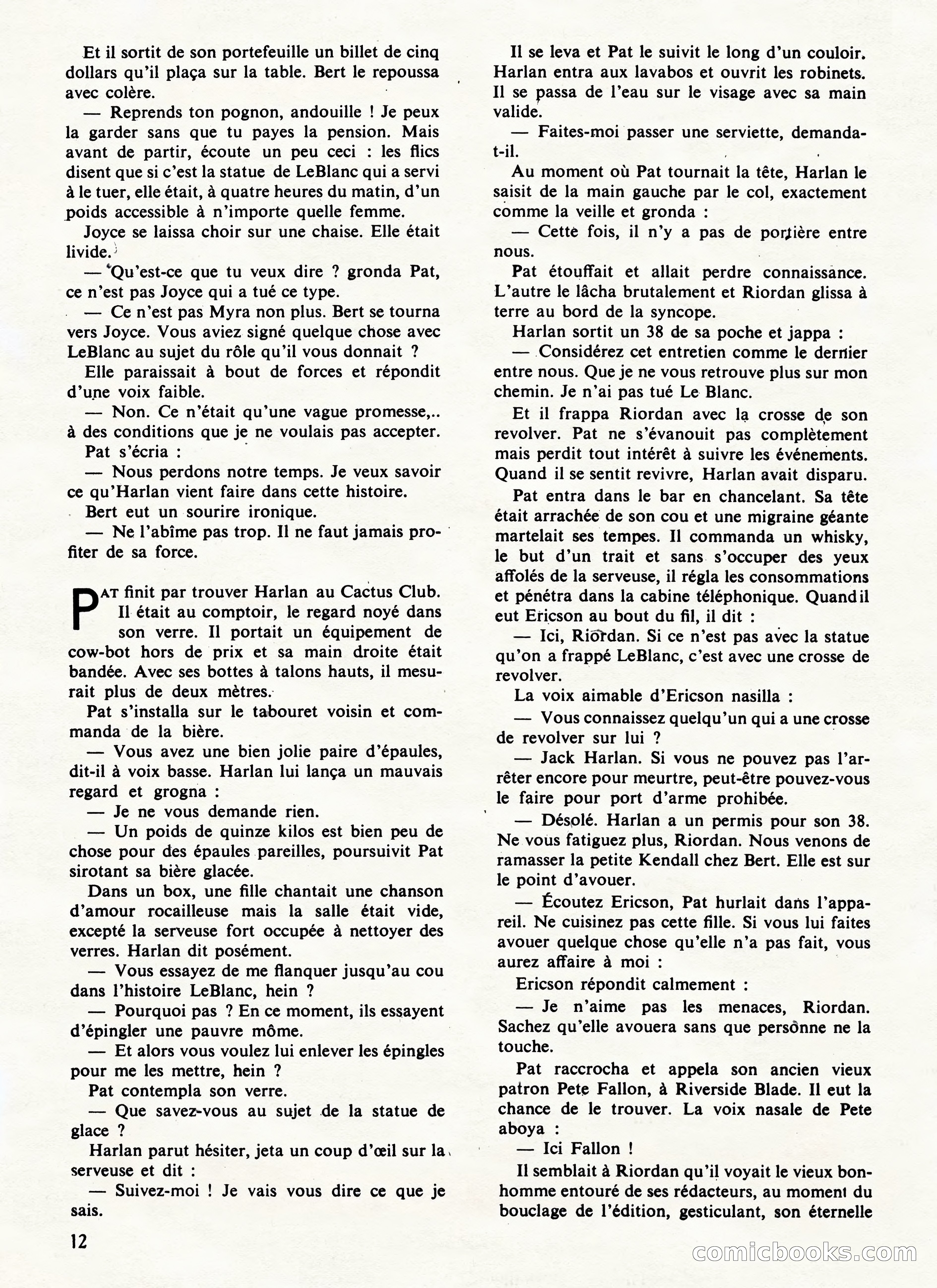 Super Policier Magazine, No. 2 — page 12 of 84