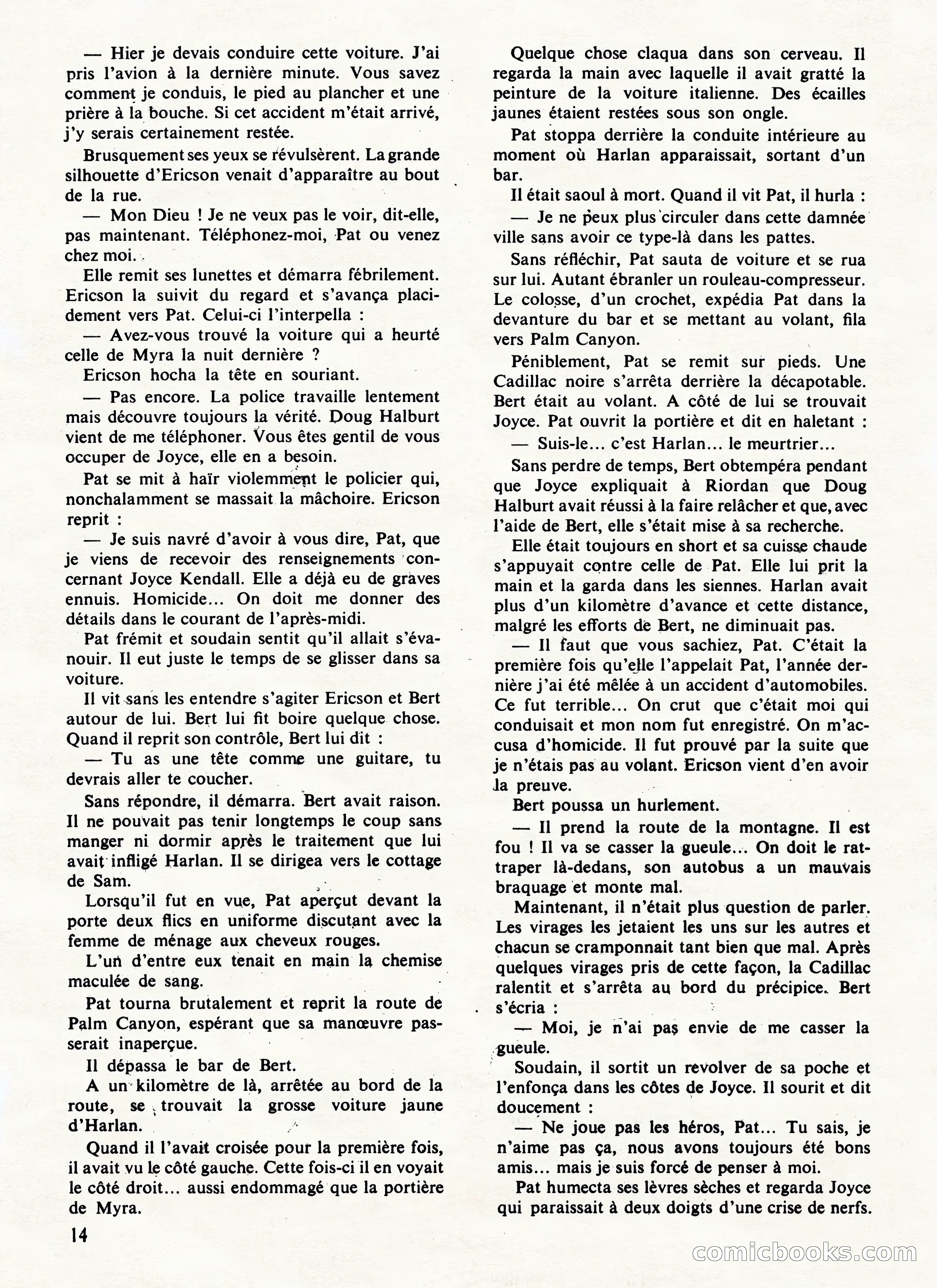 Super Policier Magazine, No. 2 — page 14 of 84