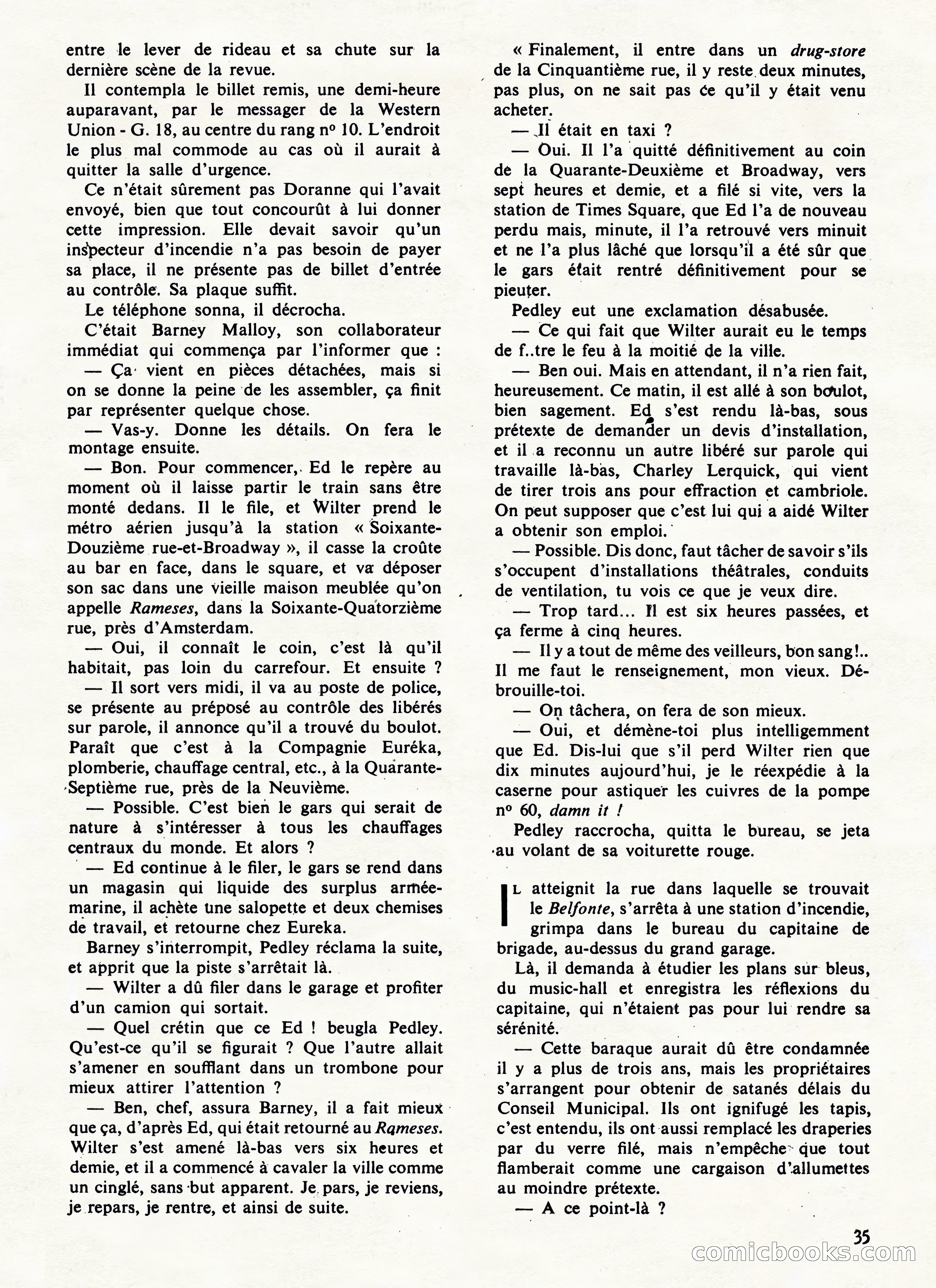 Super Policier Magazine, No. 2 — page 35 of 84