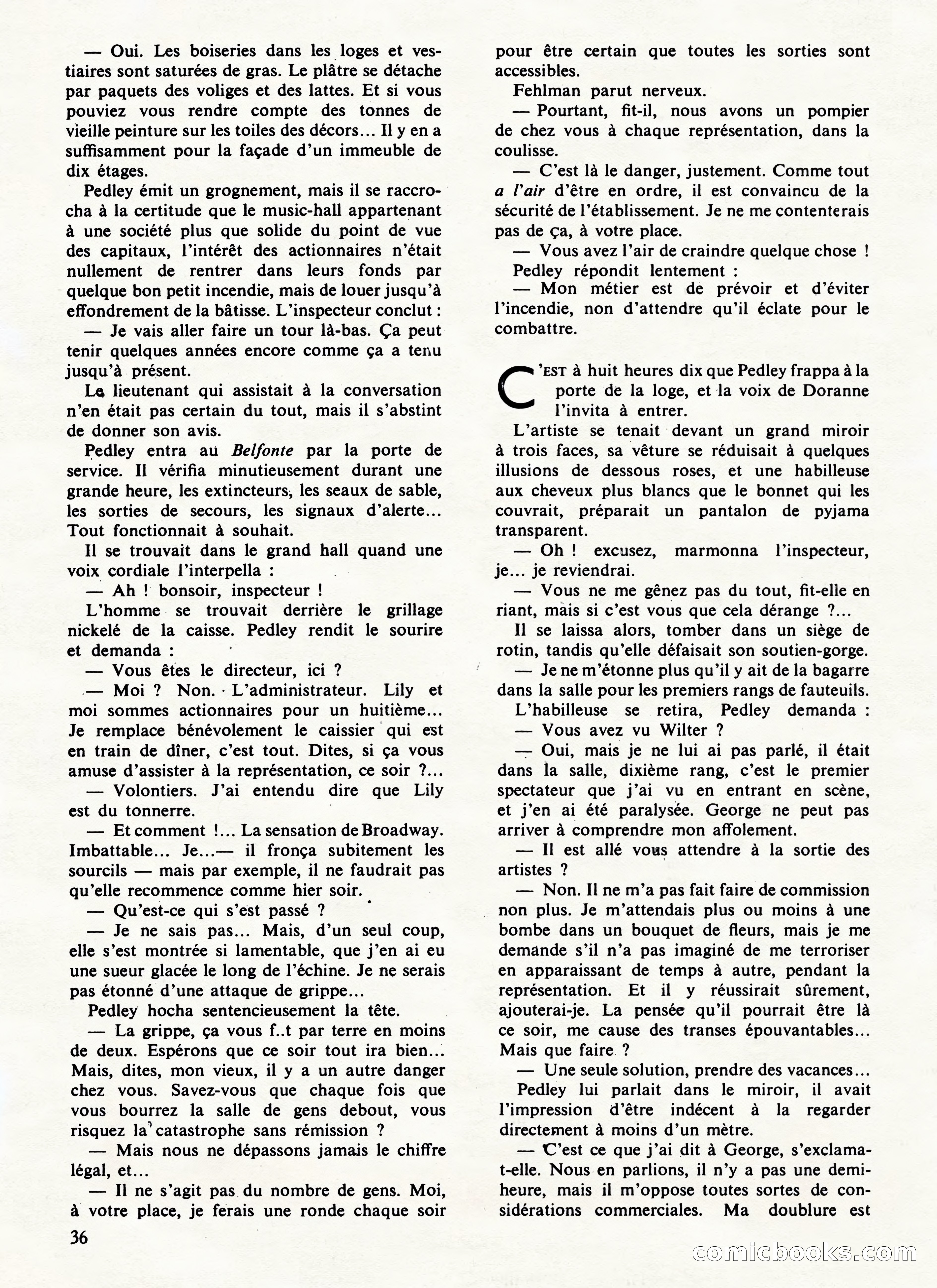 Super Policier Magazine, No. 2 — page 36 of 84