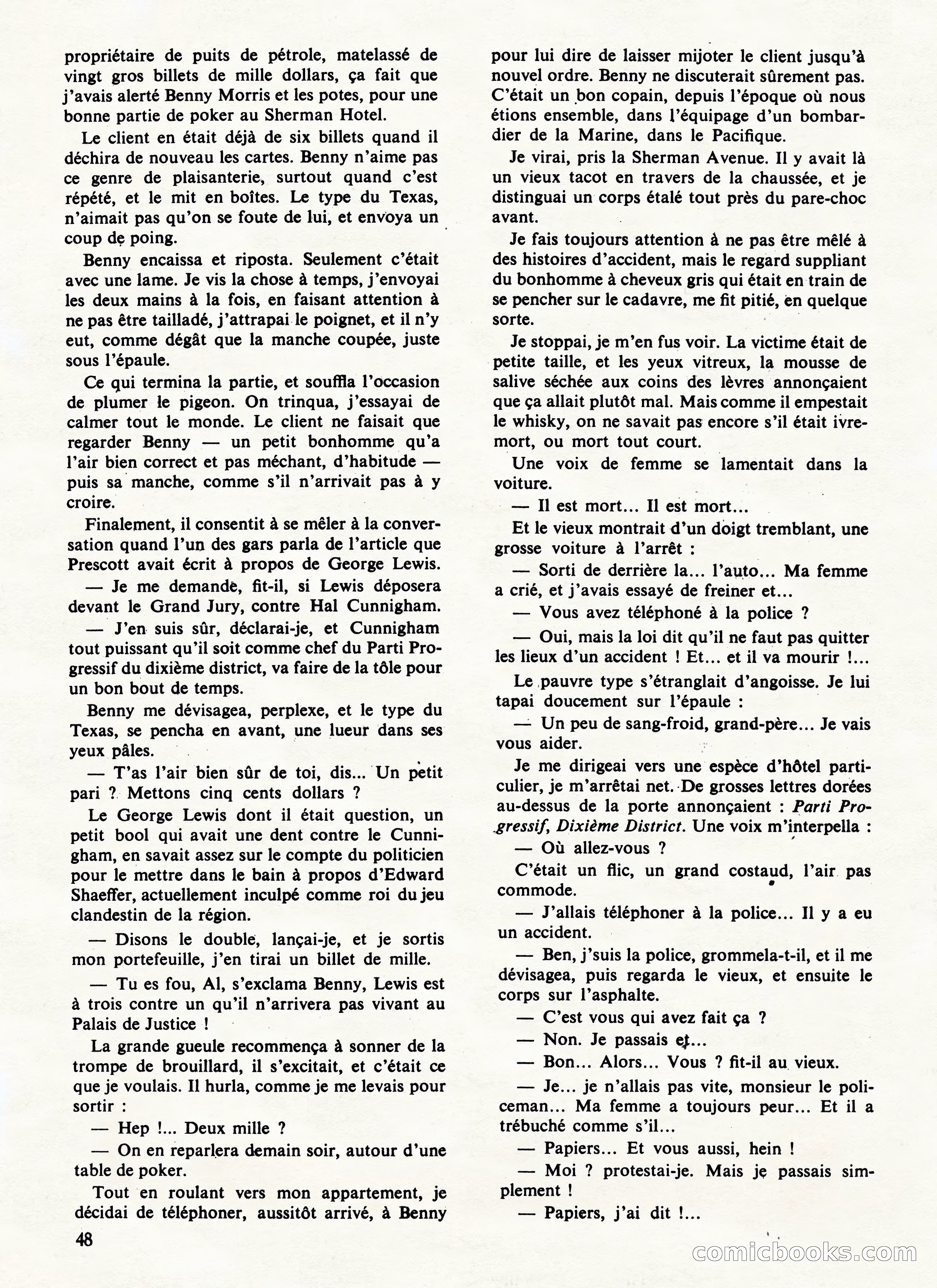 Super Policier Magazine, No. 2 — page 48 of 84