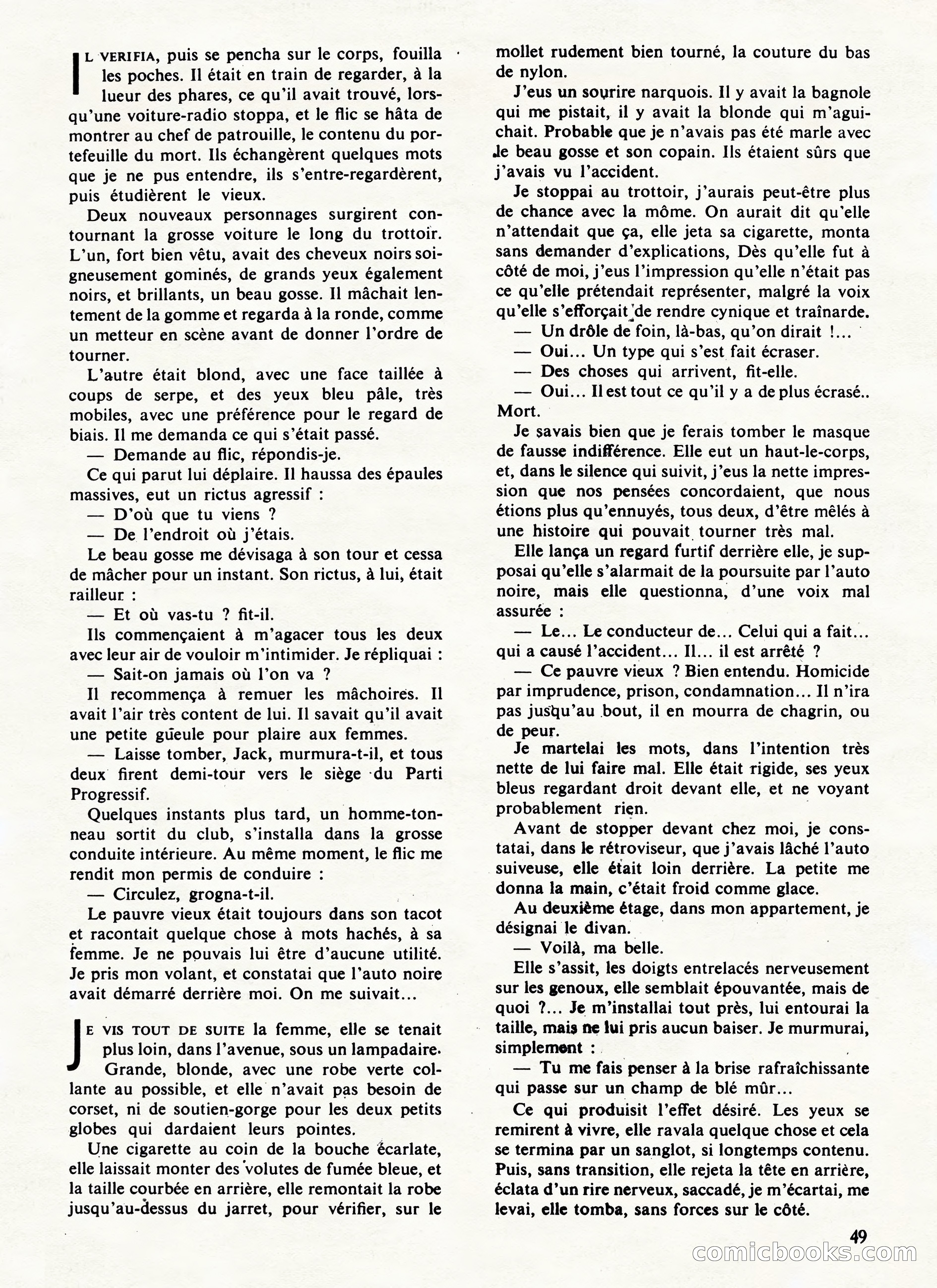 Super Policier Magazine, No. 2 — page 49 of 84