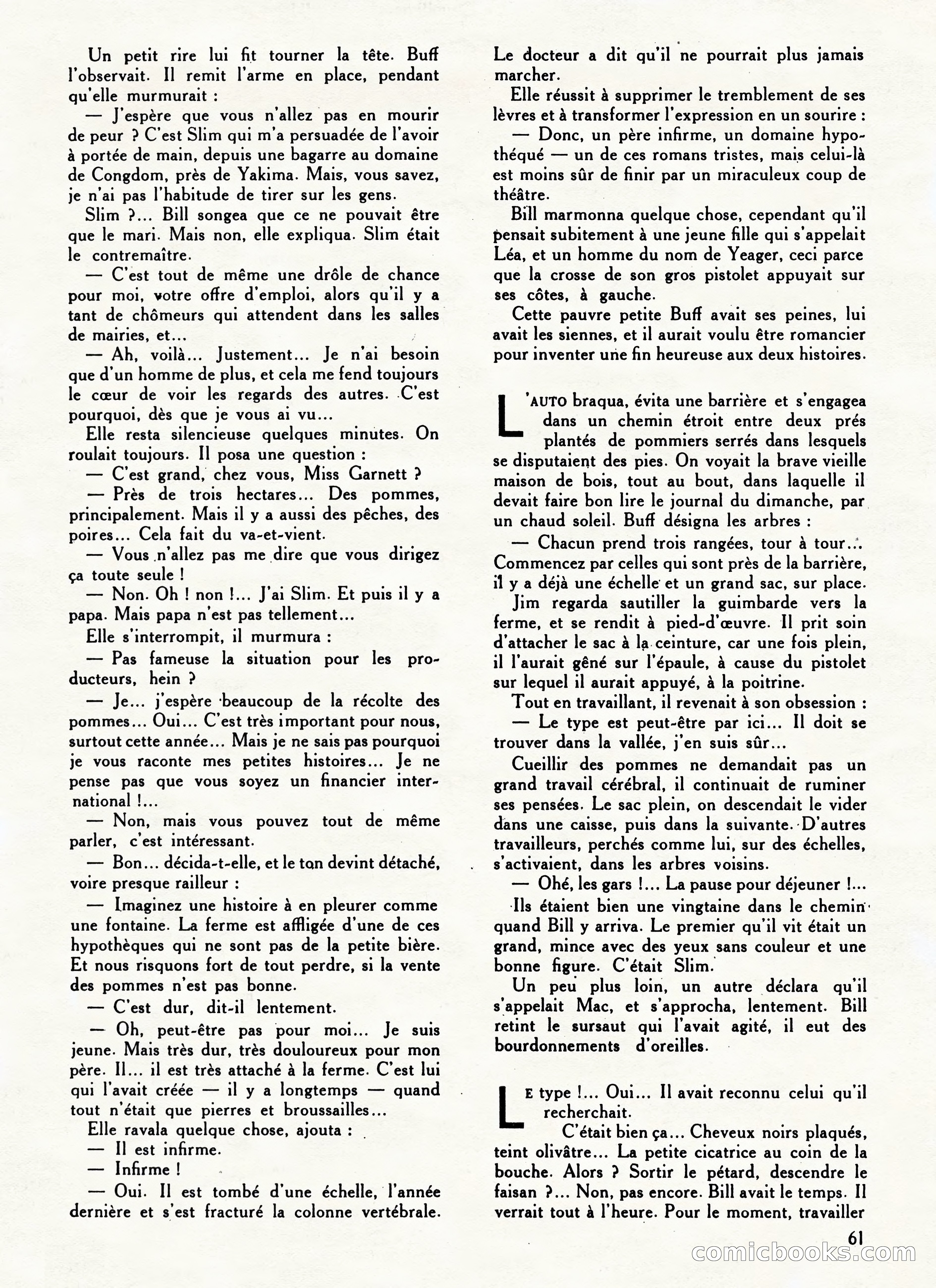 Super Policier Magazine, No. 2 — page 61 of 84