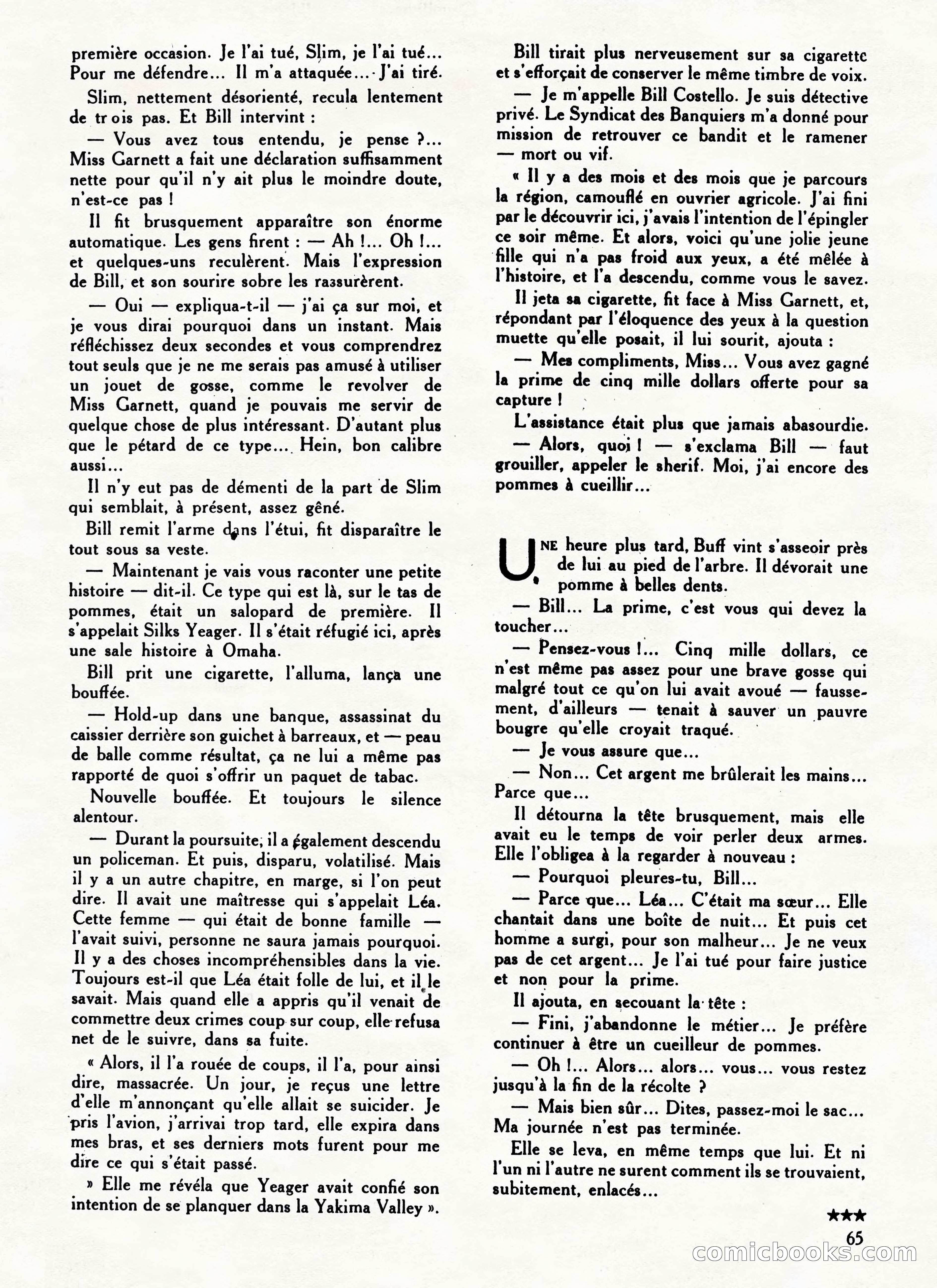 Super Policier Magazine, No. 2 — page 65 of 84