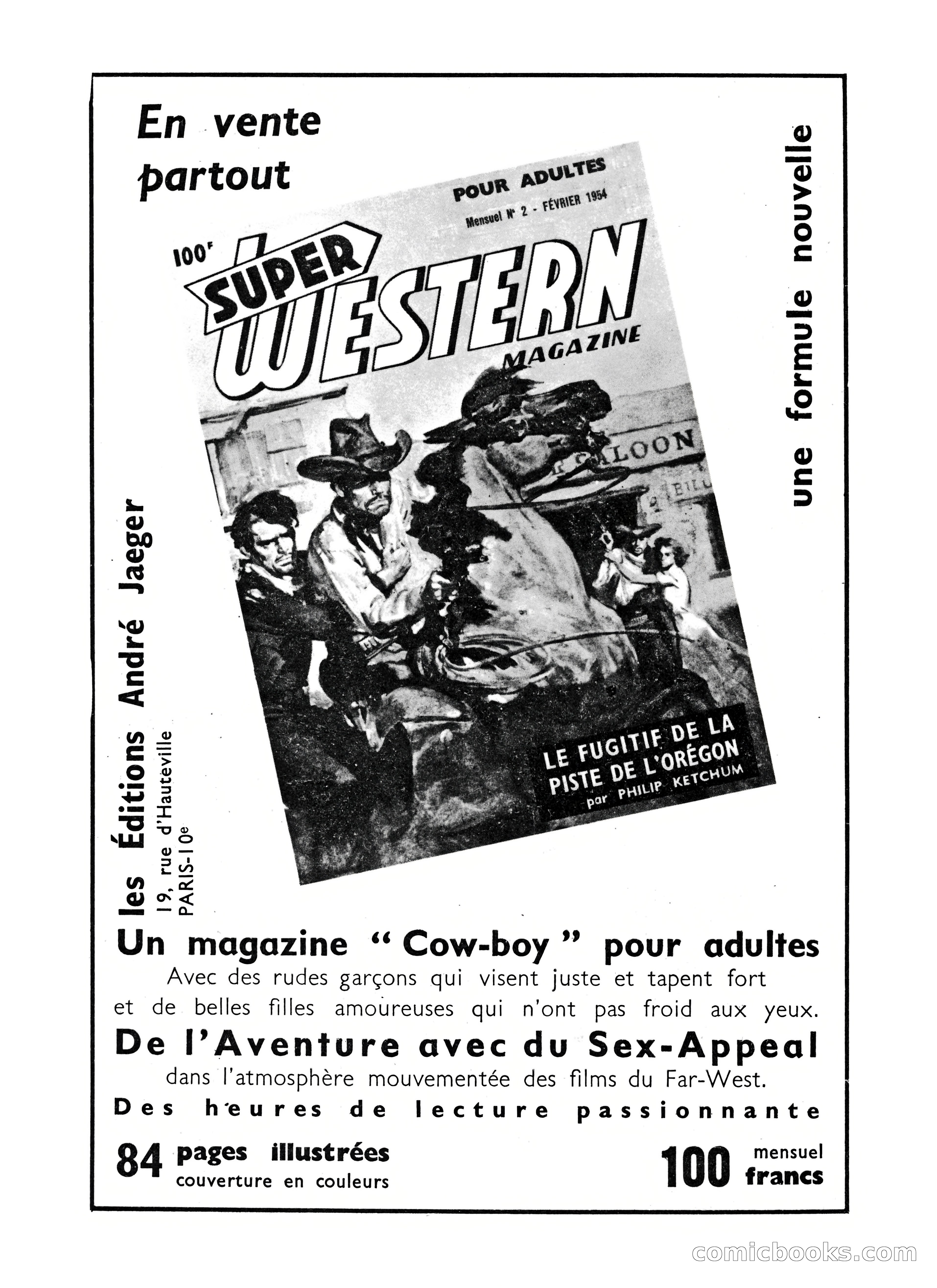 Super Policier Magazine, No. 2 — page 83 of 84