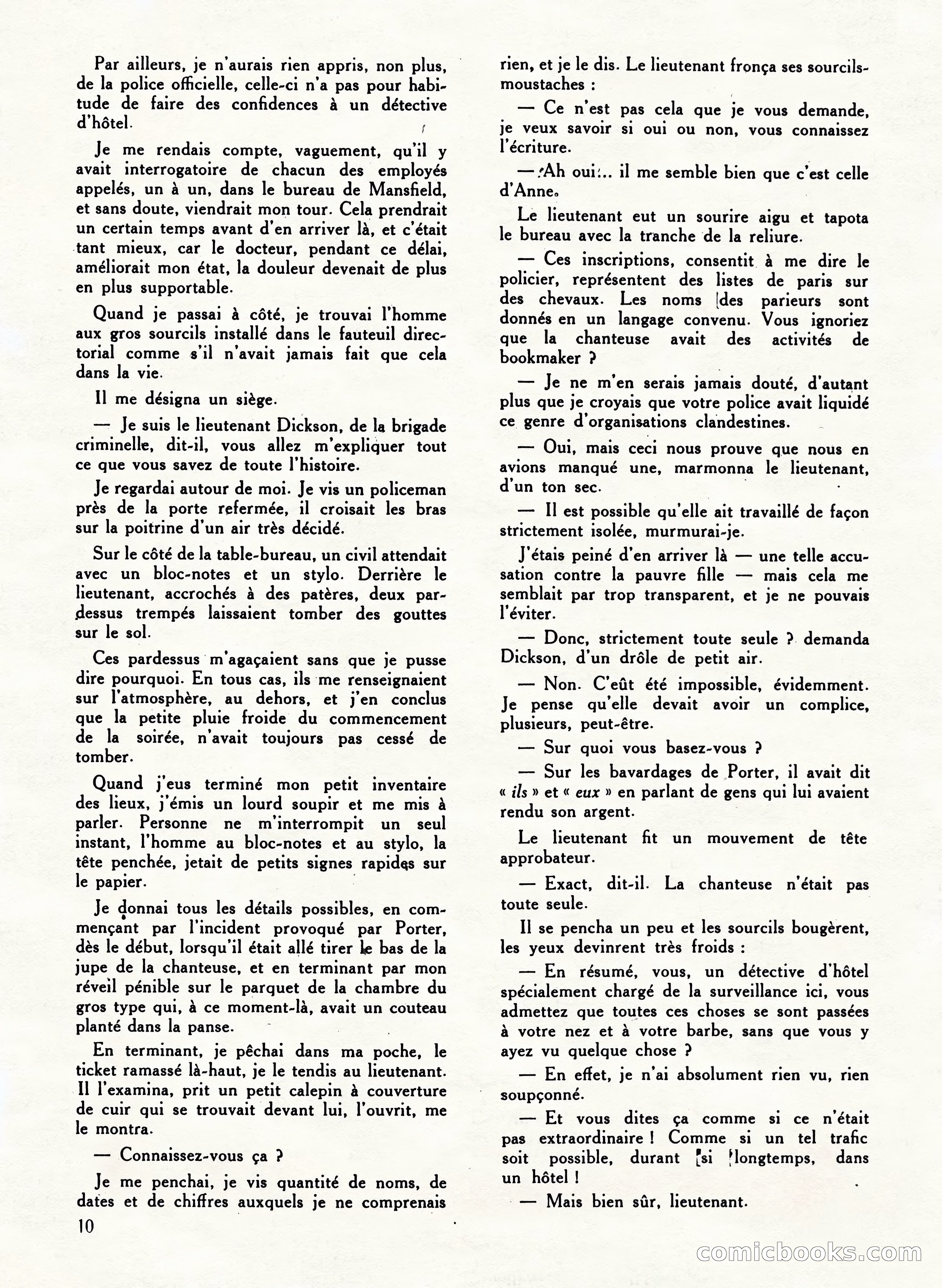 Super Policier Magazine, Issue 3 — page 10 of 84