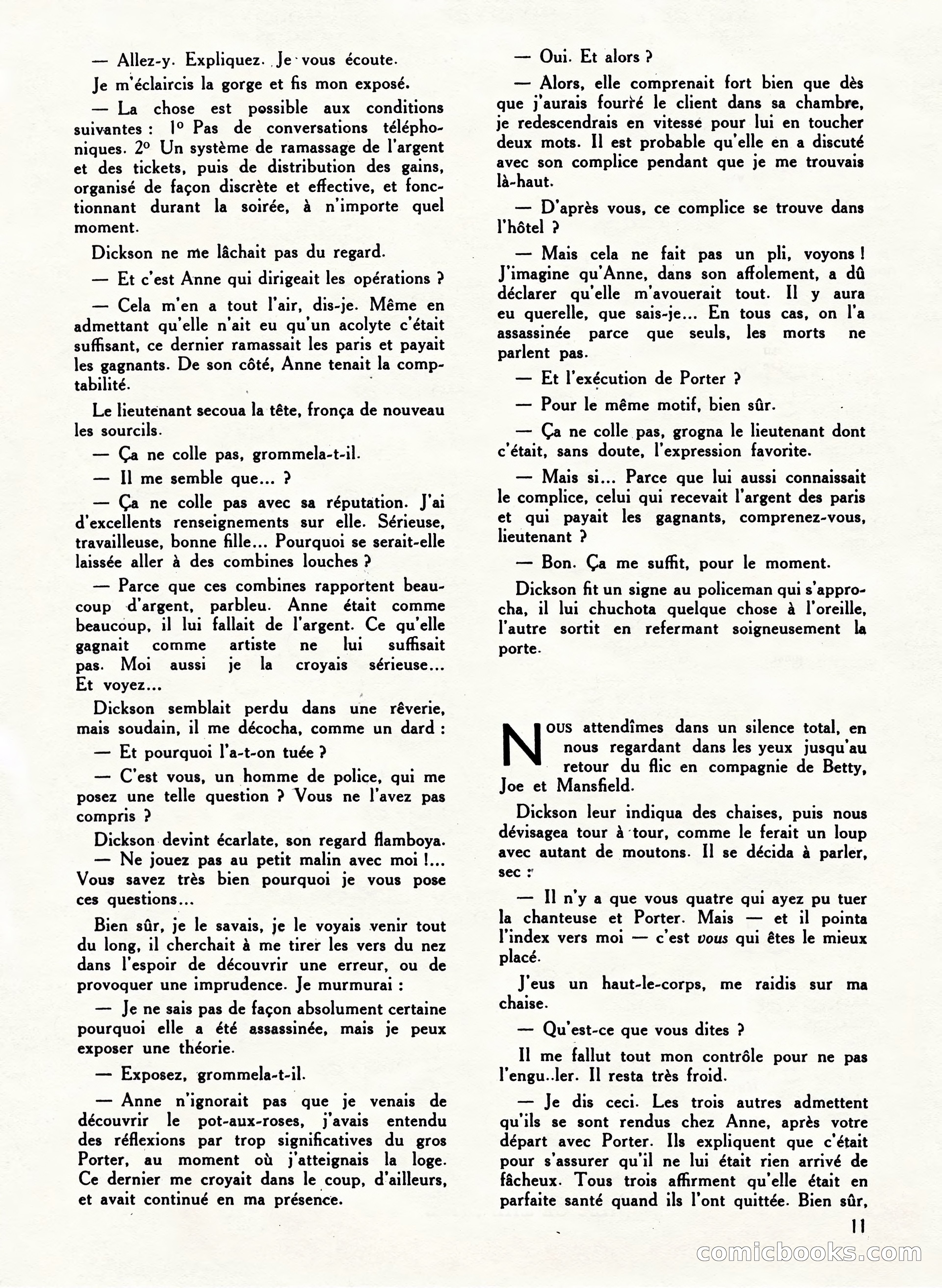 Super Policier Magazine, Issue 3 — page 11 of 84