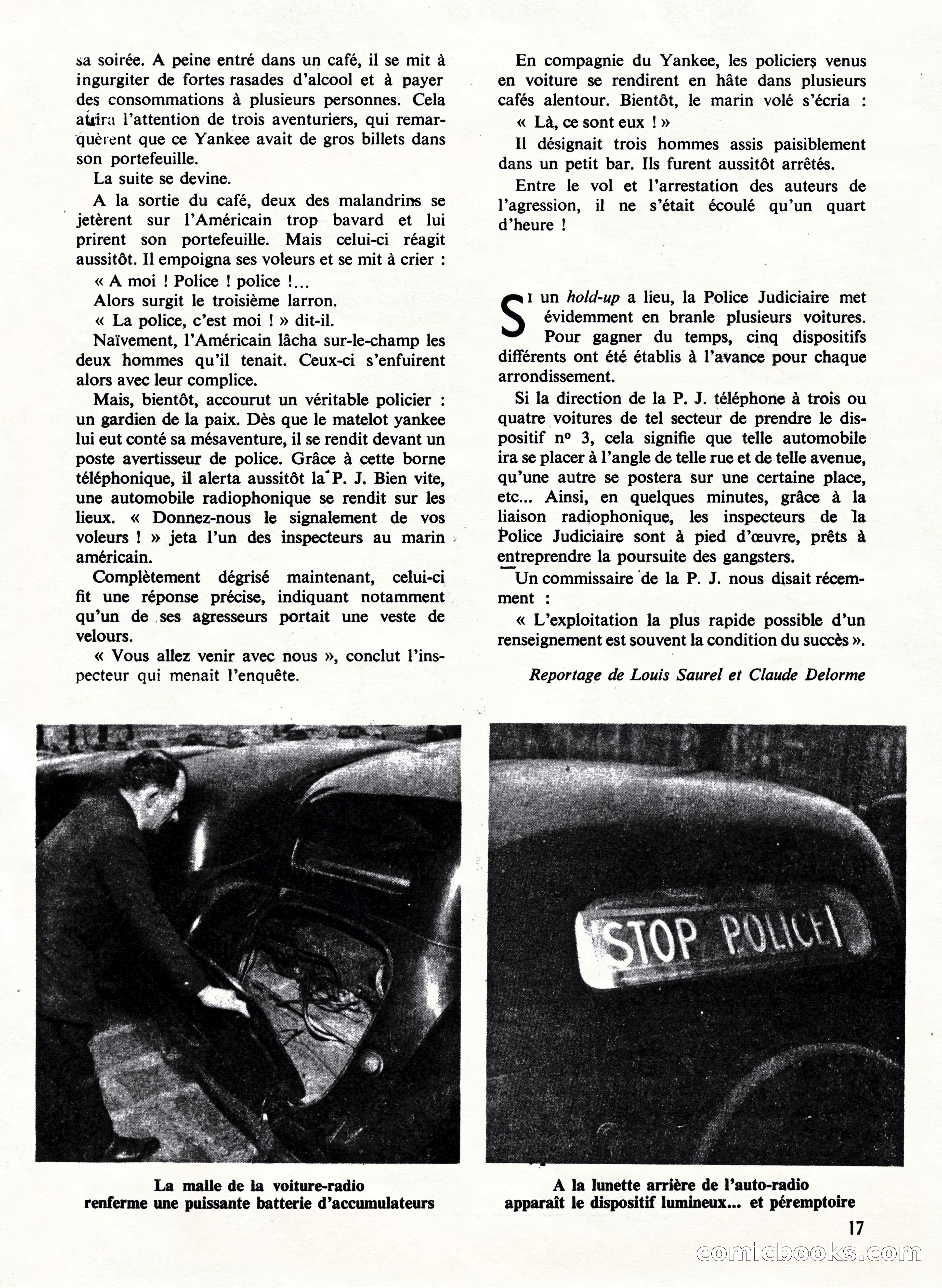 Super Policier Magazine, Issue 3 — page 17 of 84