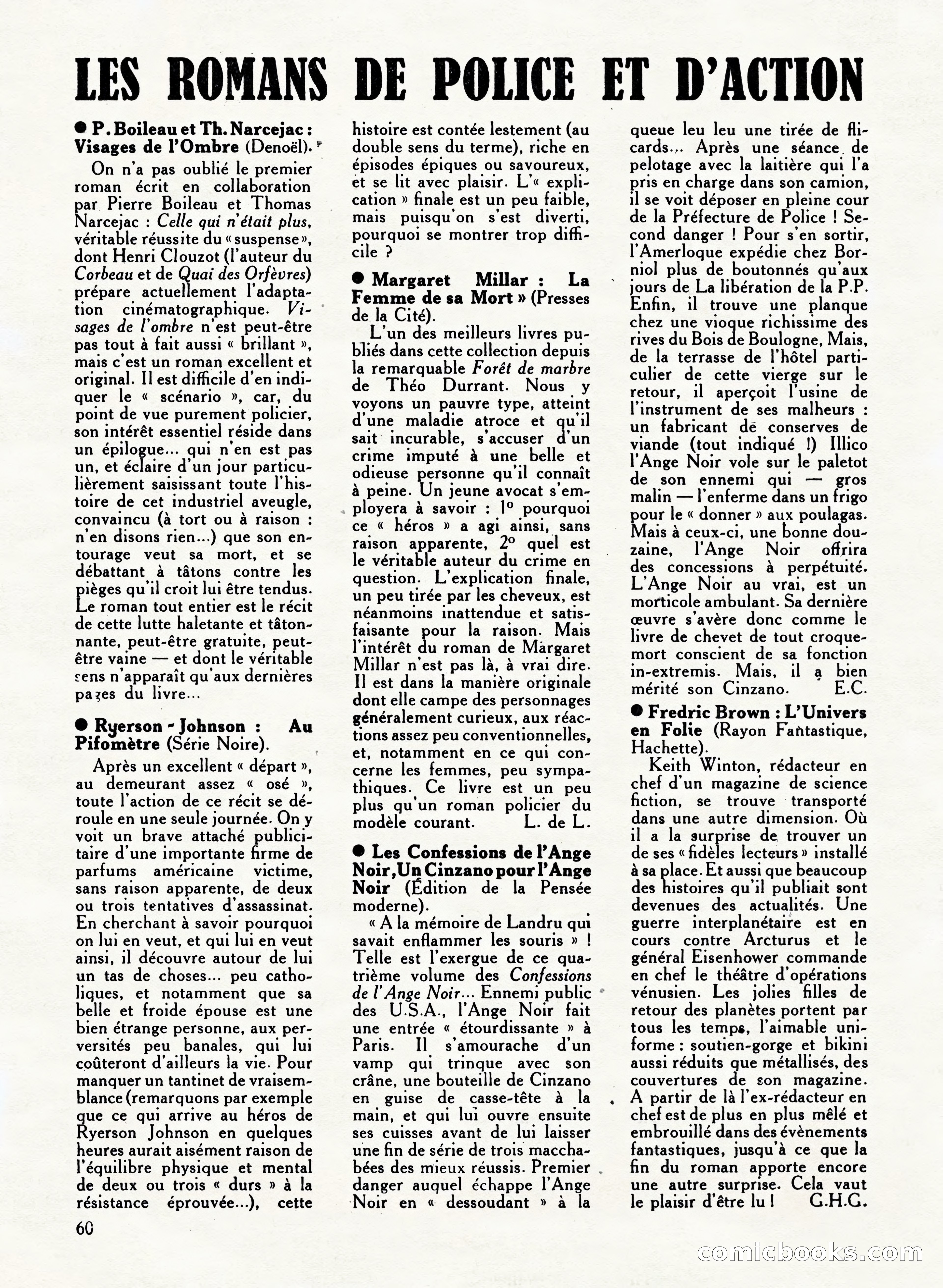 Super Policier Magazine, Issue 3 — page 60 of 84