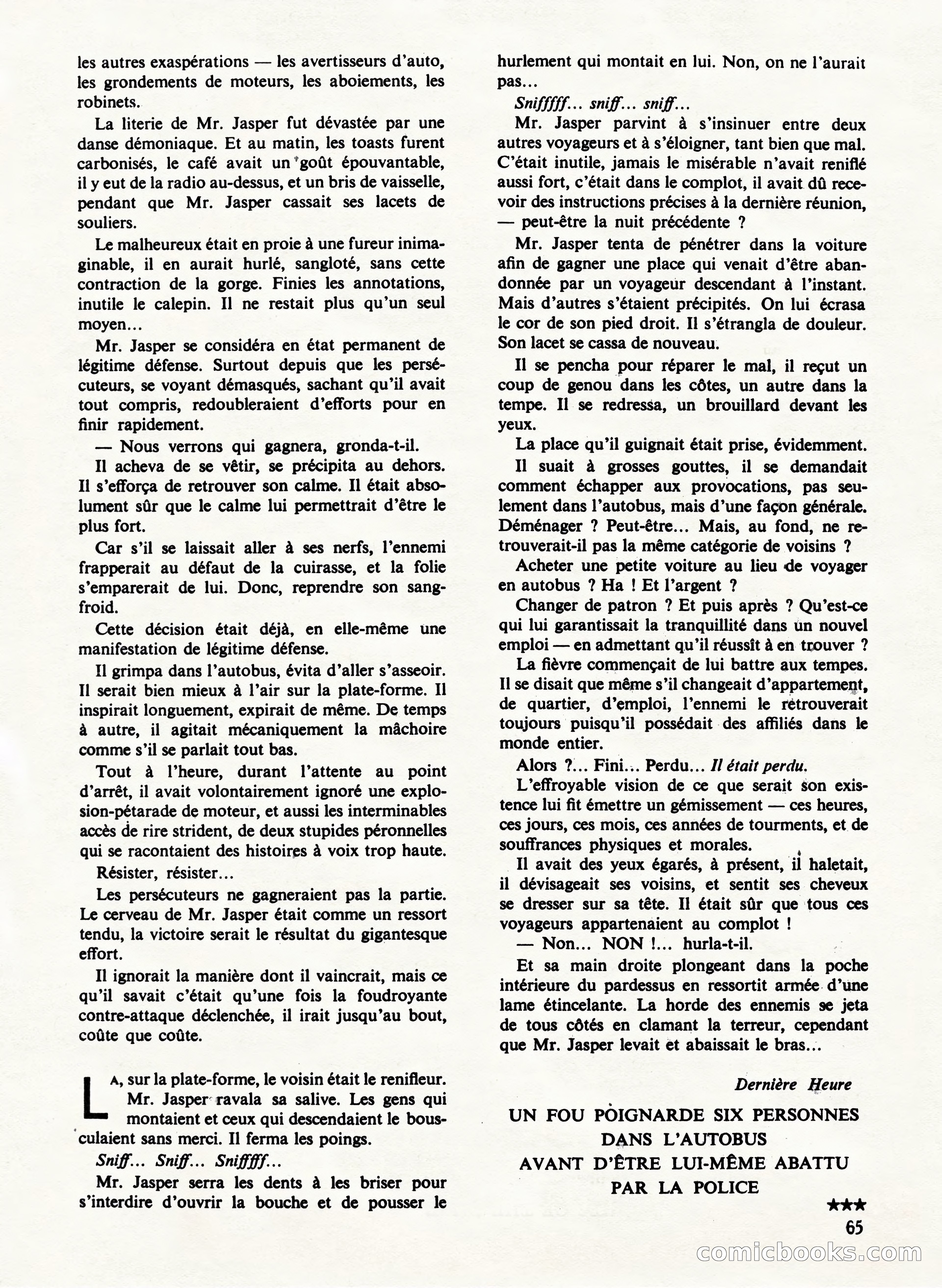 Super Policier Magazine, Issue 3 — page 65 of 84