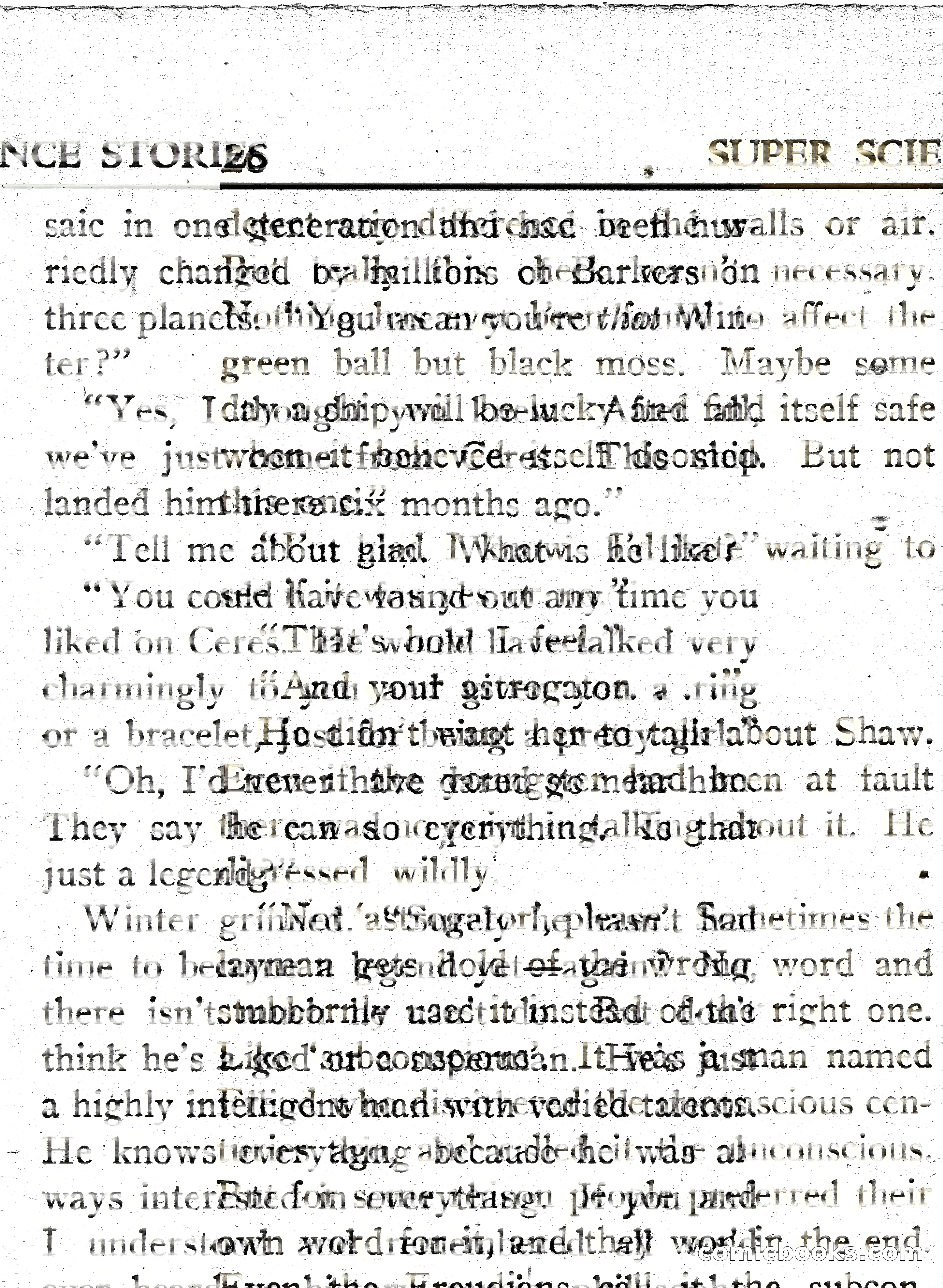 Super Science Stories, Vol. 8, No. 3 — page 26 of 119
