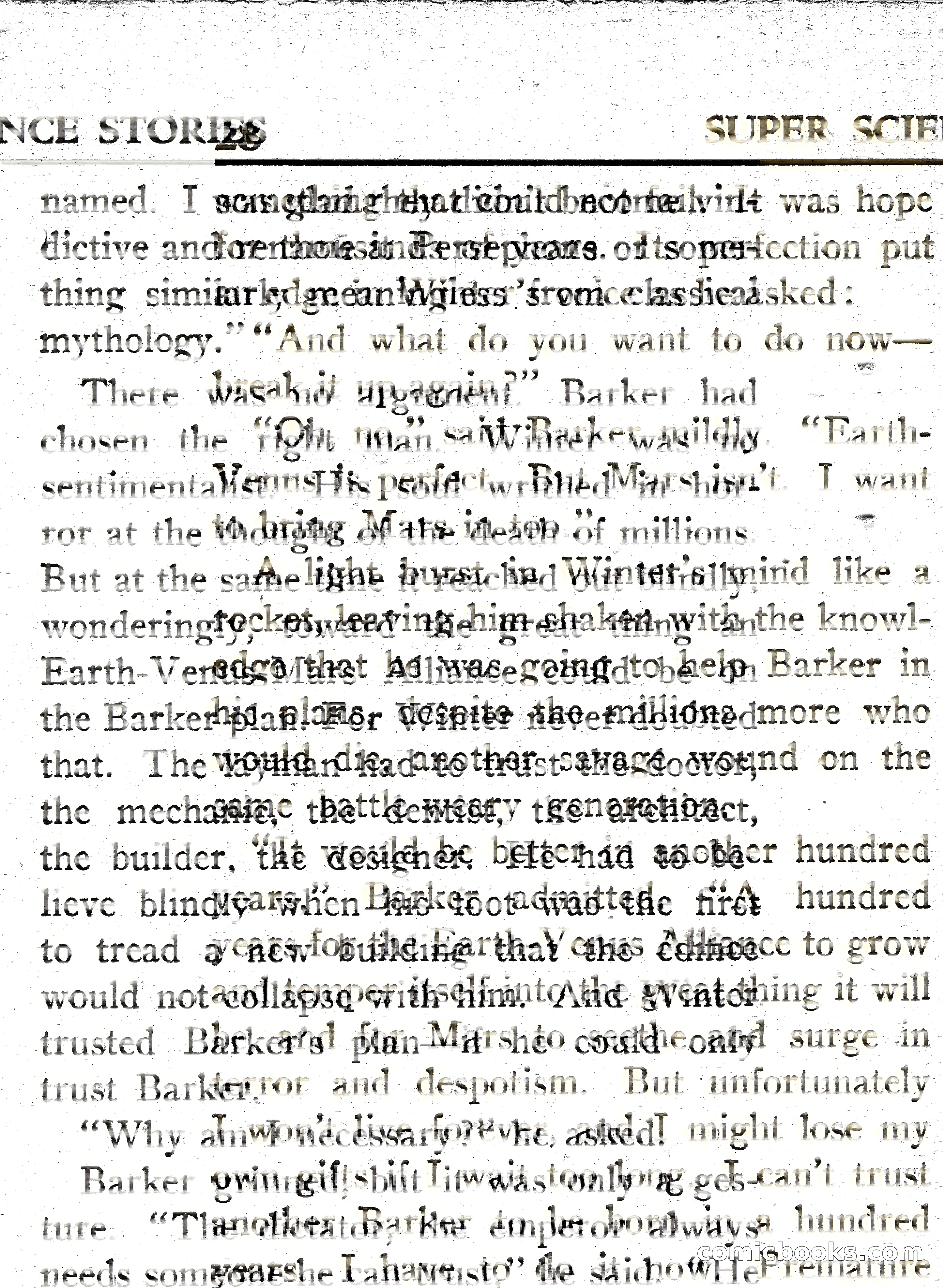 Super Science Stories, Vol. 8, No. 3 — page 28 of 119